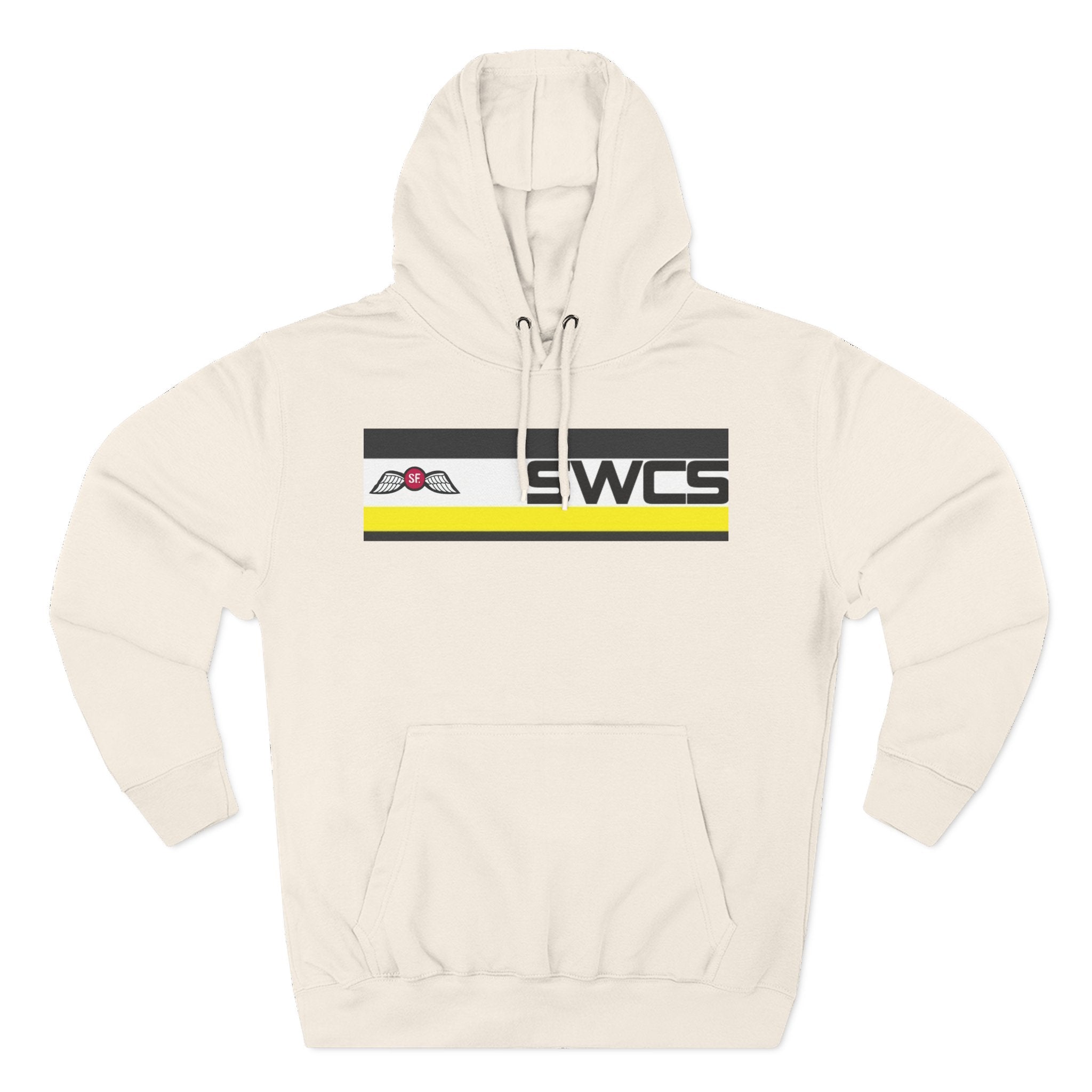 SWCS JEDBURG Modern Three-Panel Fleece Hoodie with SWCS Design
