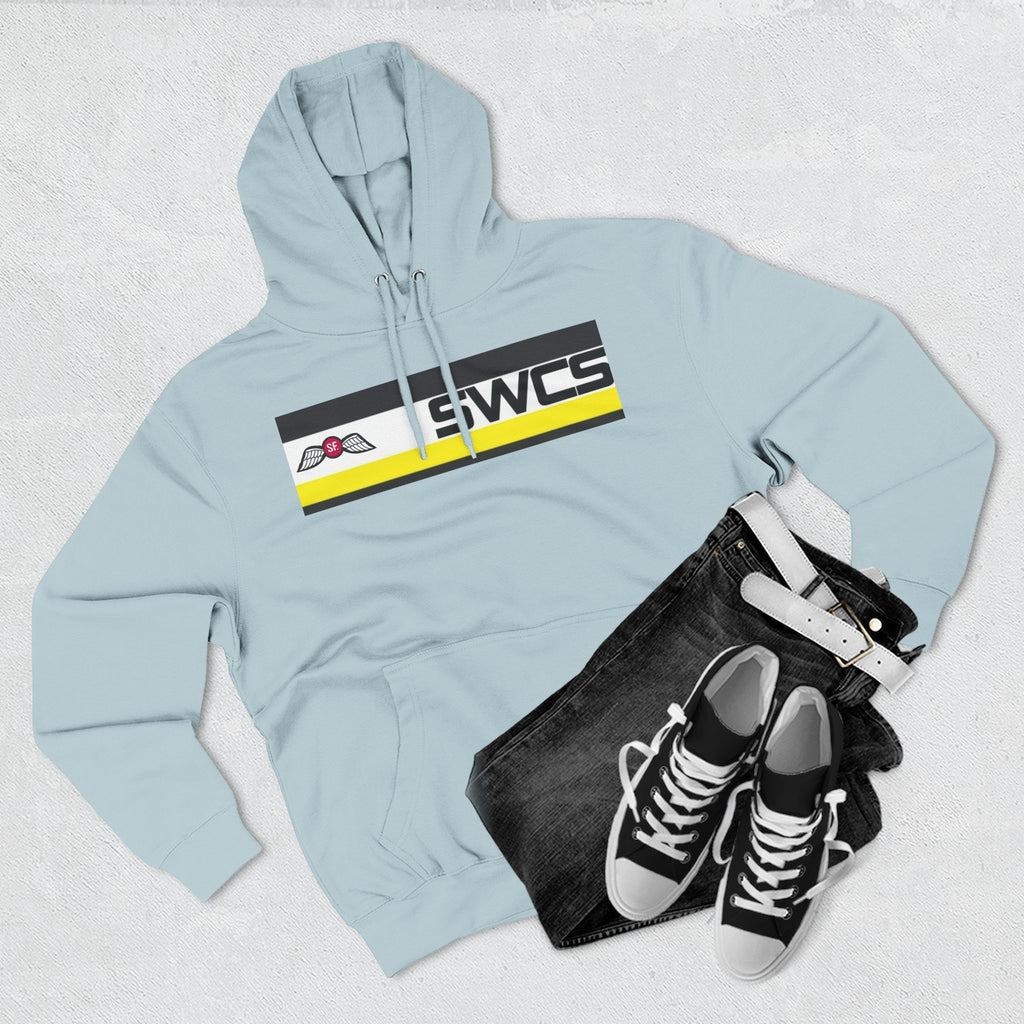 SWCS JEDBURG Modern Three-Panel Fleece Hoodie with SWCS Design