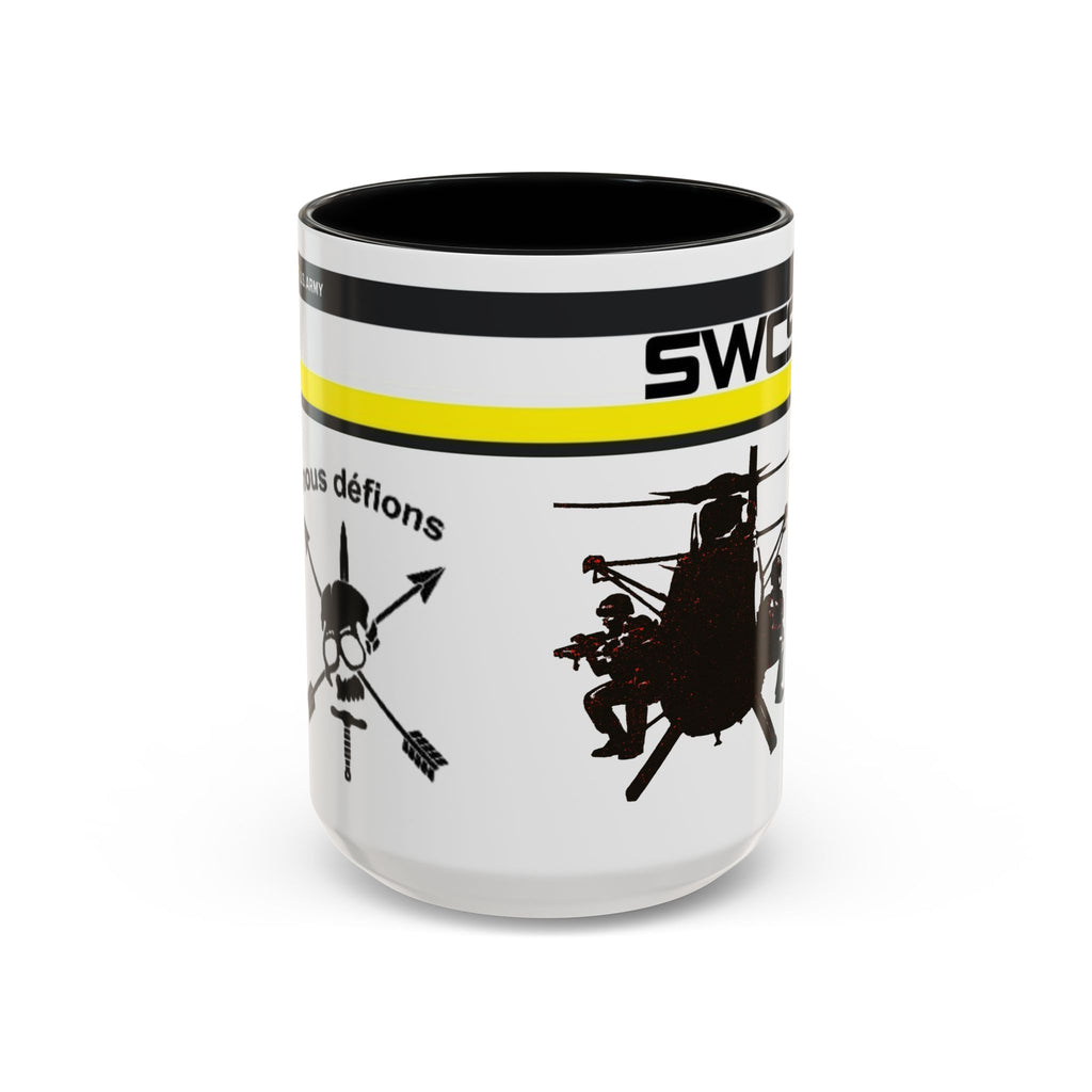 SWCS, SF De Oppresso Liber, Tactical Coffee Mug with Helicopter Design - 11 & 15 oz