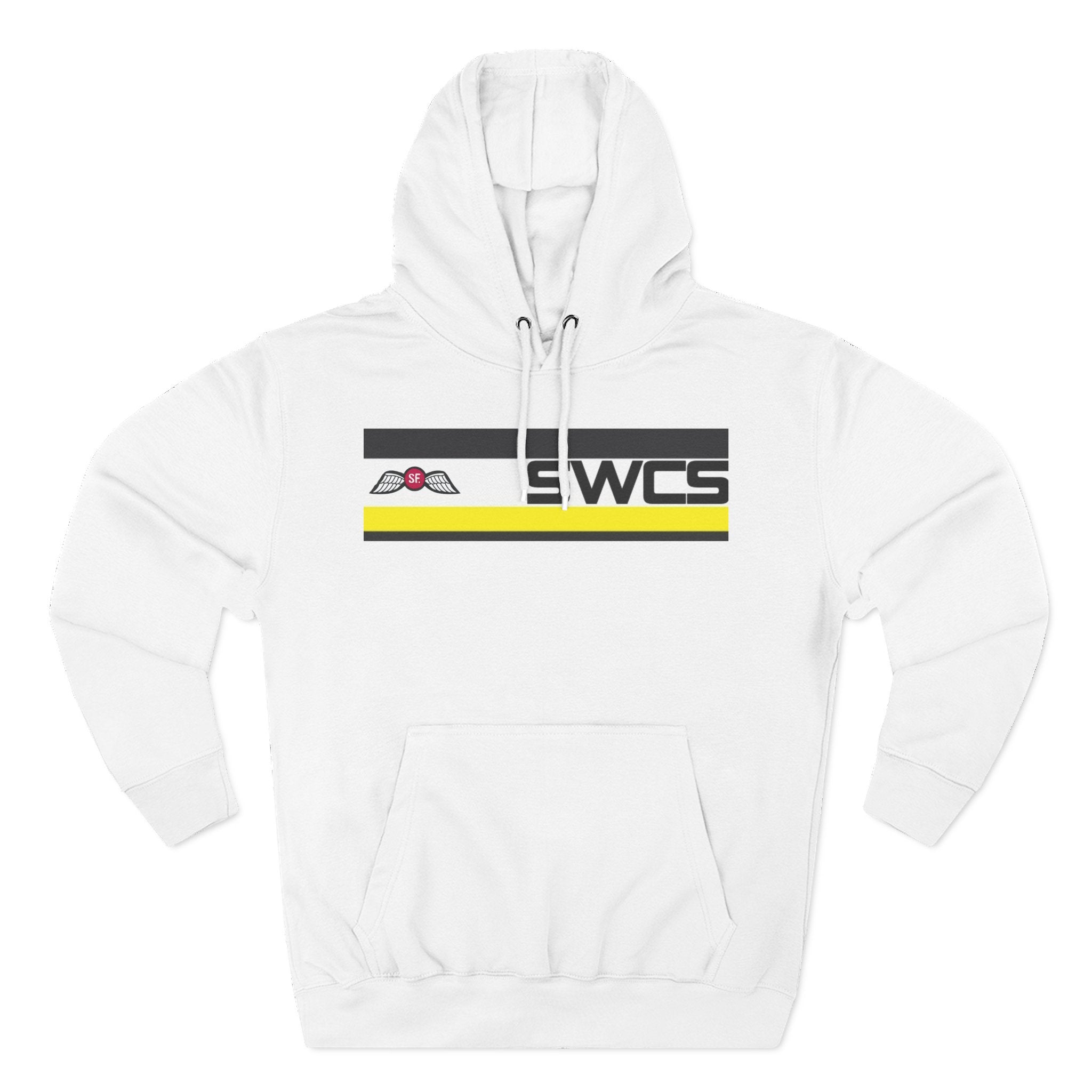 SWCS JEDBURG Modern Three-Panel Fleece Hoodie with SWCS Design