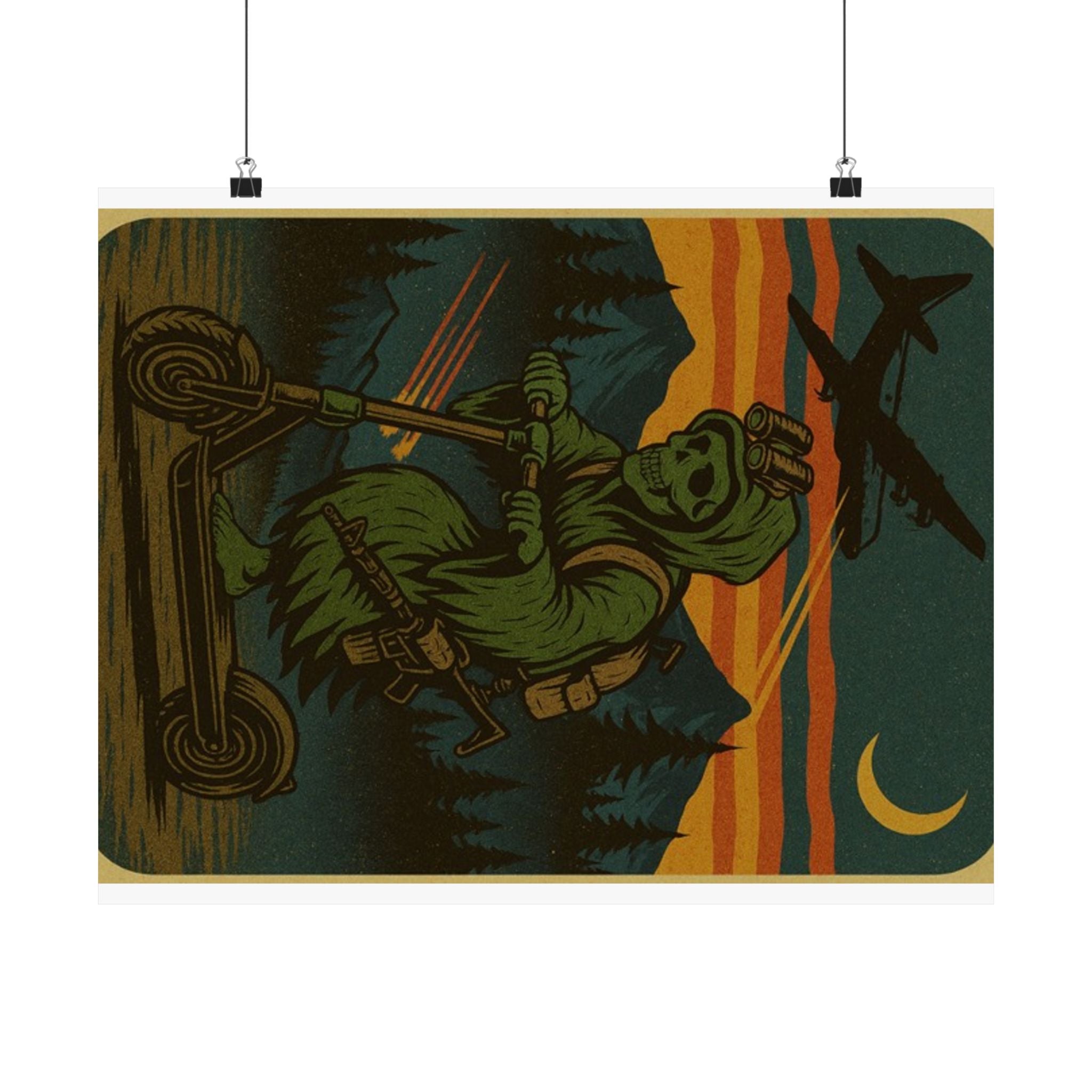 Reaper Swift Silent and Deadly_ Matte Horizontal Poster Decor