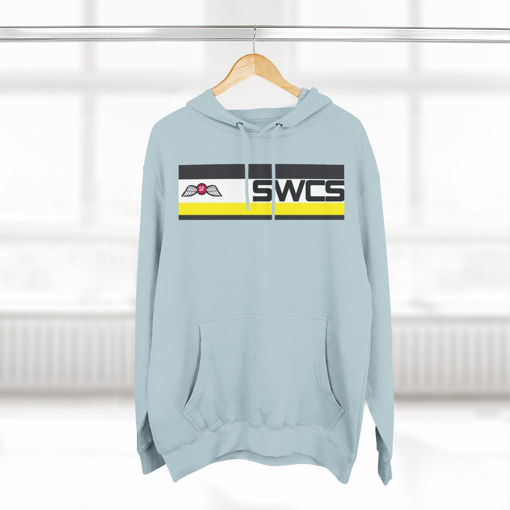 SWCS JEDBURG Modern Three-Panel Fleece Hoodie with SWCS Design