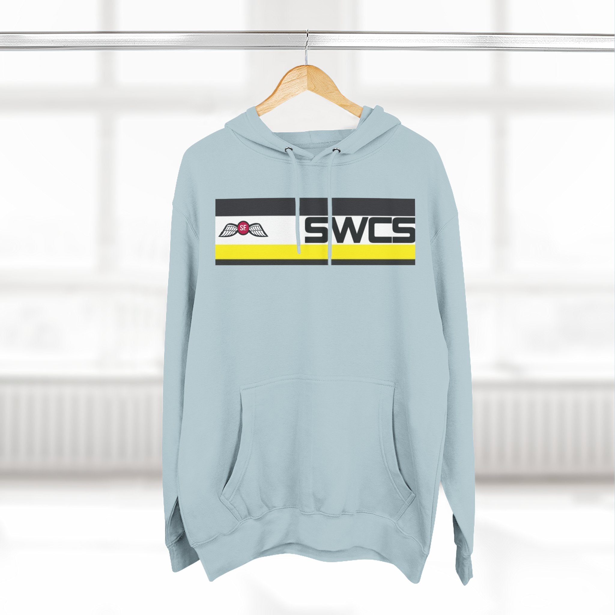 SWCS JEDBURG Modern Three-Panel Fleece Hoodie with SWCS Design