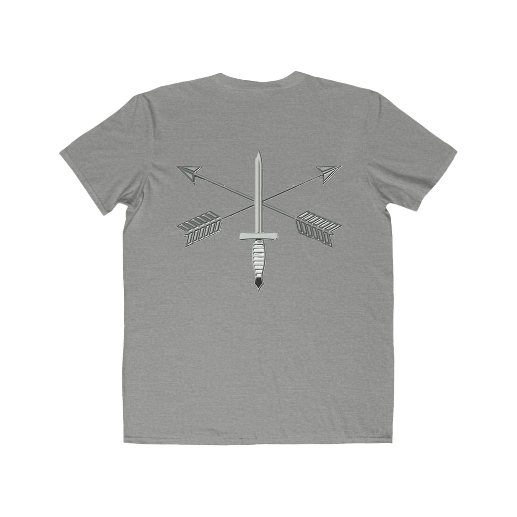 SF Crest with the Dagger and Crossed Arrows_ Men's Lightweight Fashion Tee