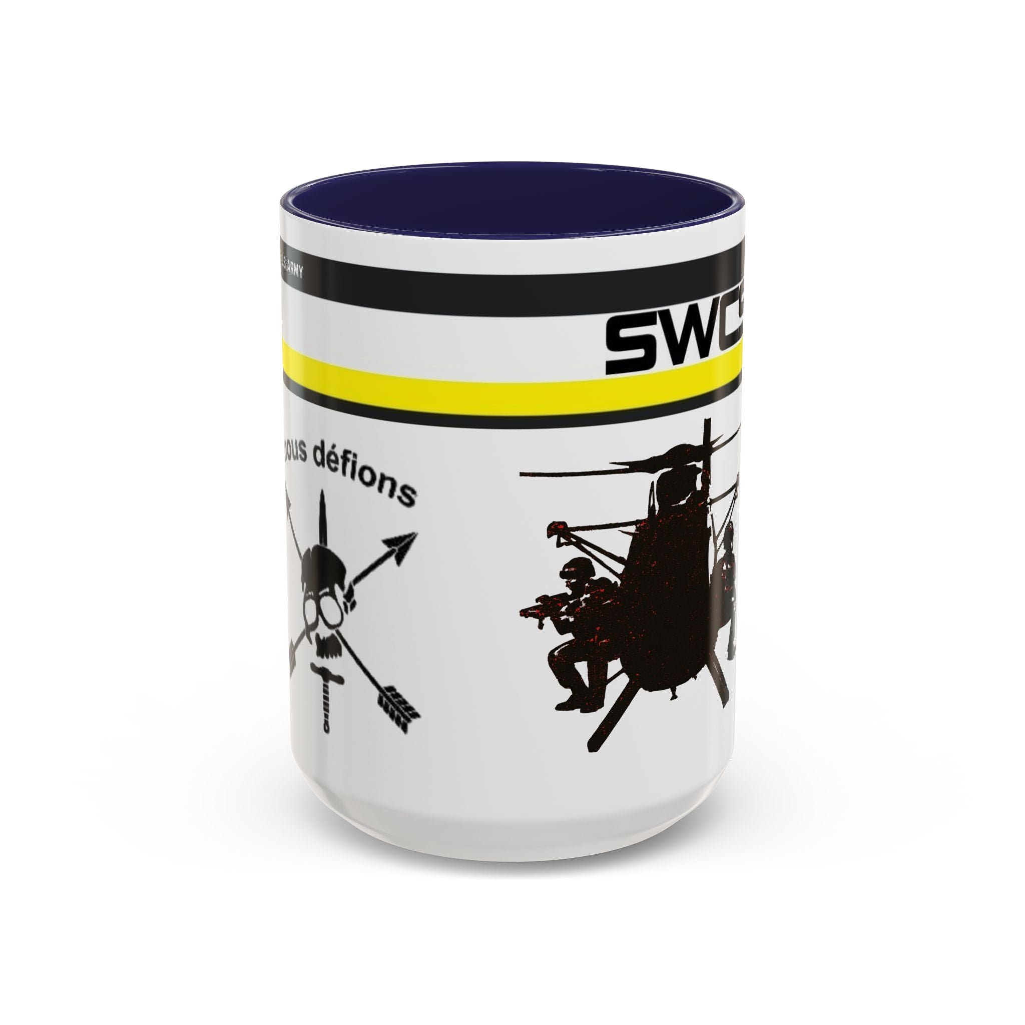 SWCS, SF De Oppresso Liber, Tactical Coffee Mug with Helicopter Design - 11 & 15 oz