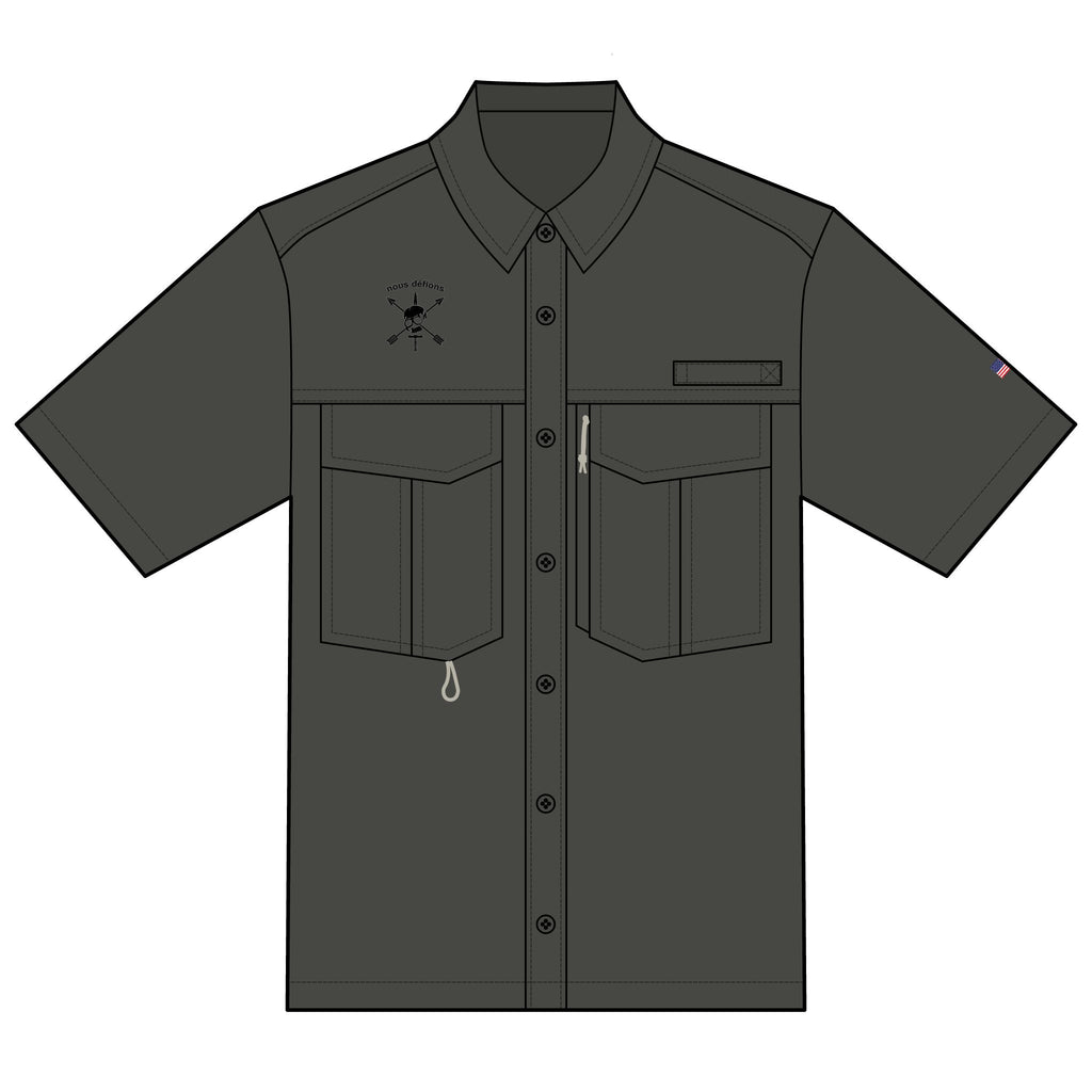 CIF is Back, Men's Performance Fishing Shirt - Quick-Dry Casual Wear with Pockets