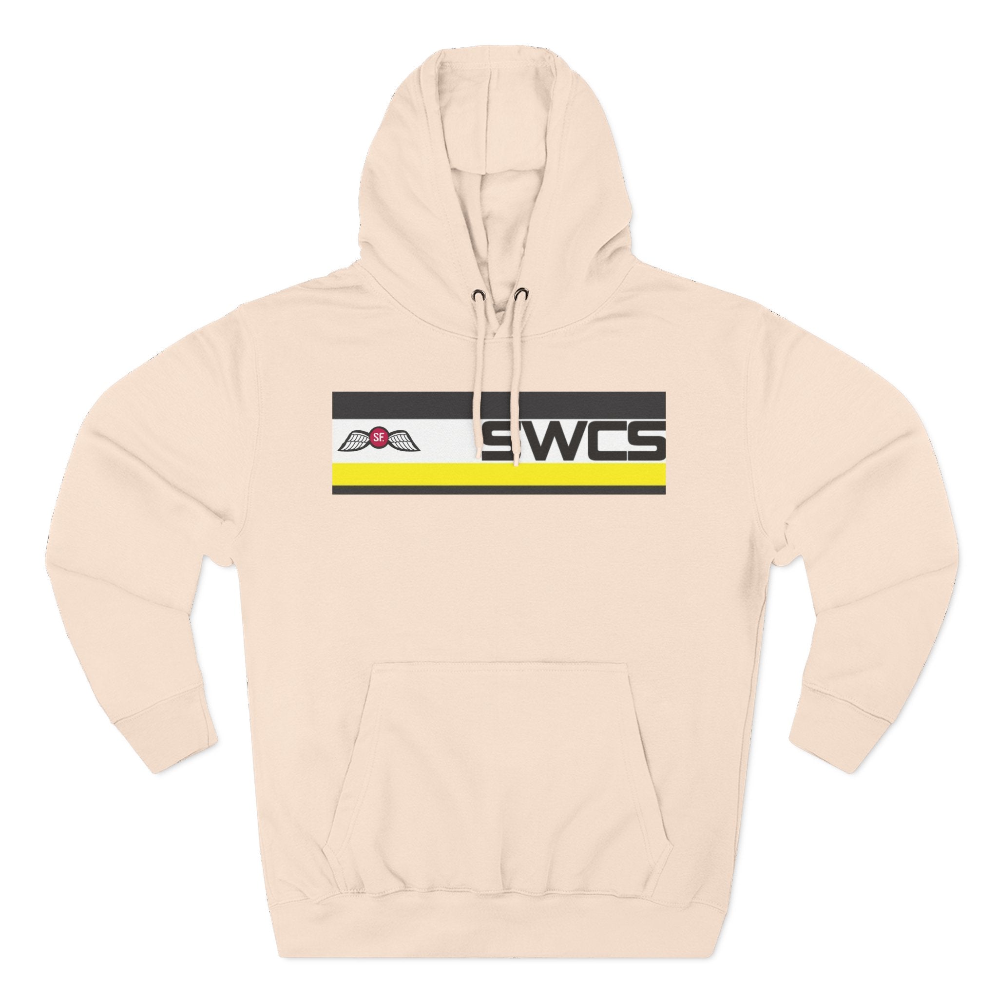 SWCS JEDBURG Modern Three-Panel Fleece Hoodie with SWCS Design
