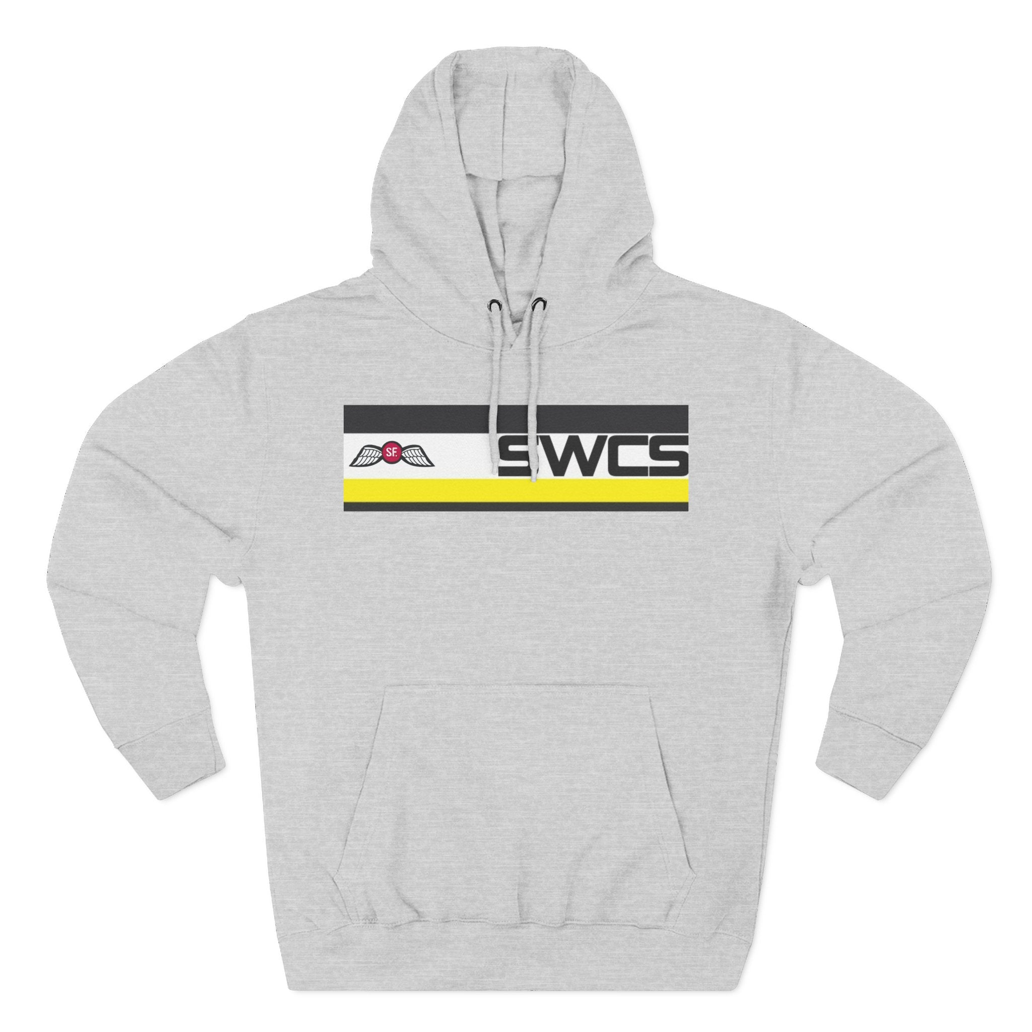 SWCS JEDBURG Modern Three-Panel Fleece Hoodie with SWCS Design