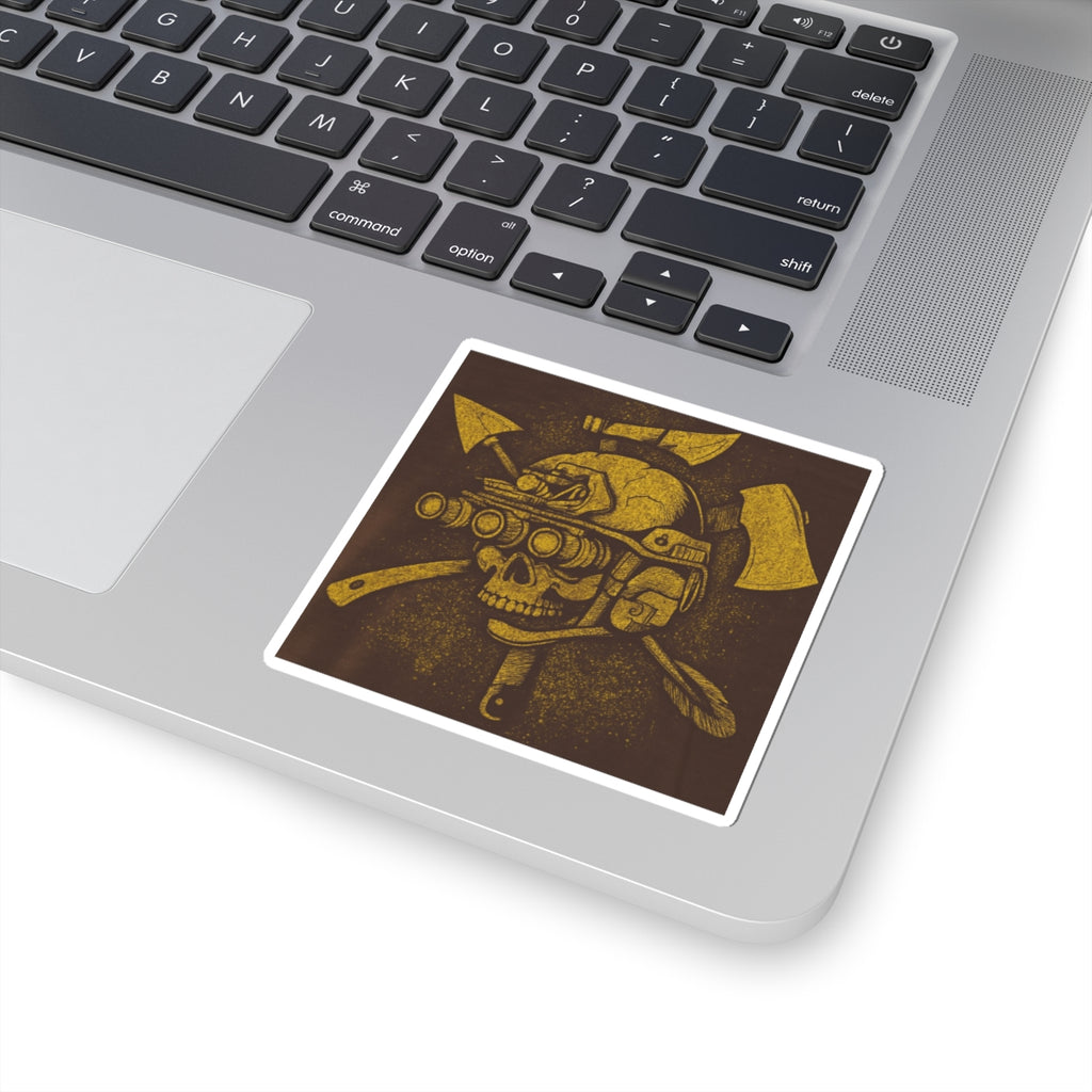 Skull Tactical Kiss-Cut Stickers for Adventure Lovers