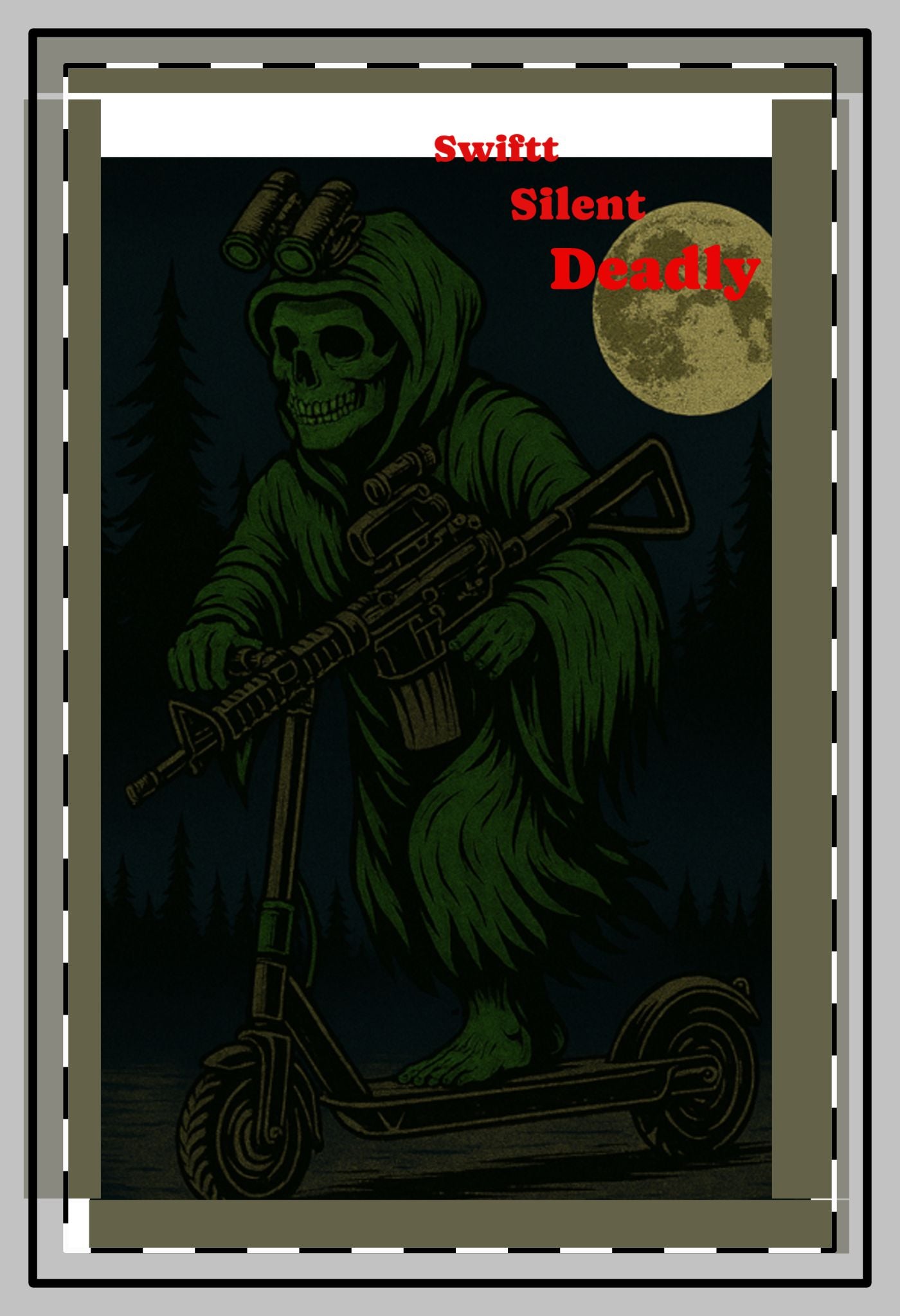 Swift Silent Deadly Custom Shape Magnet