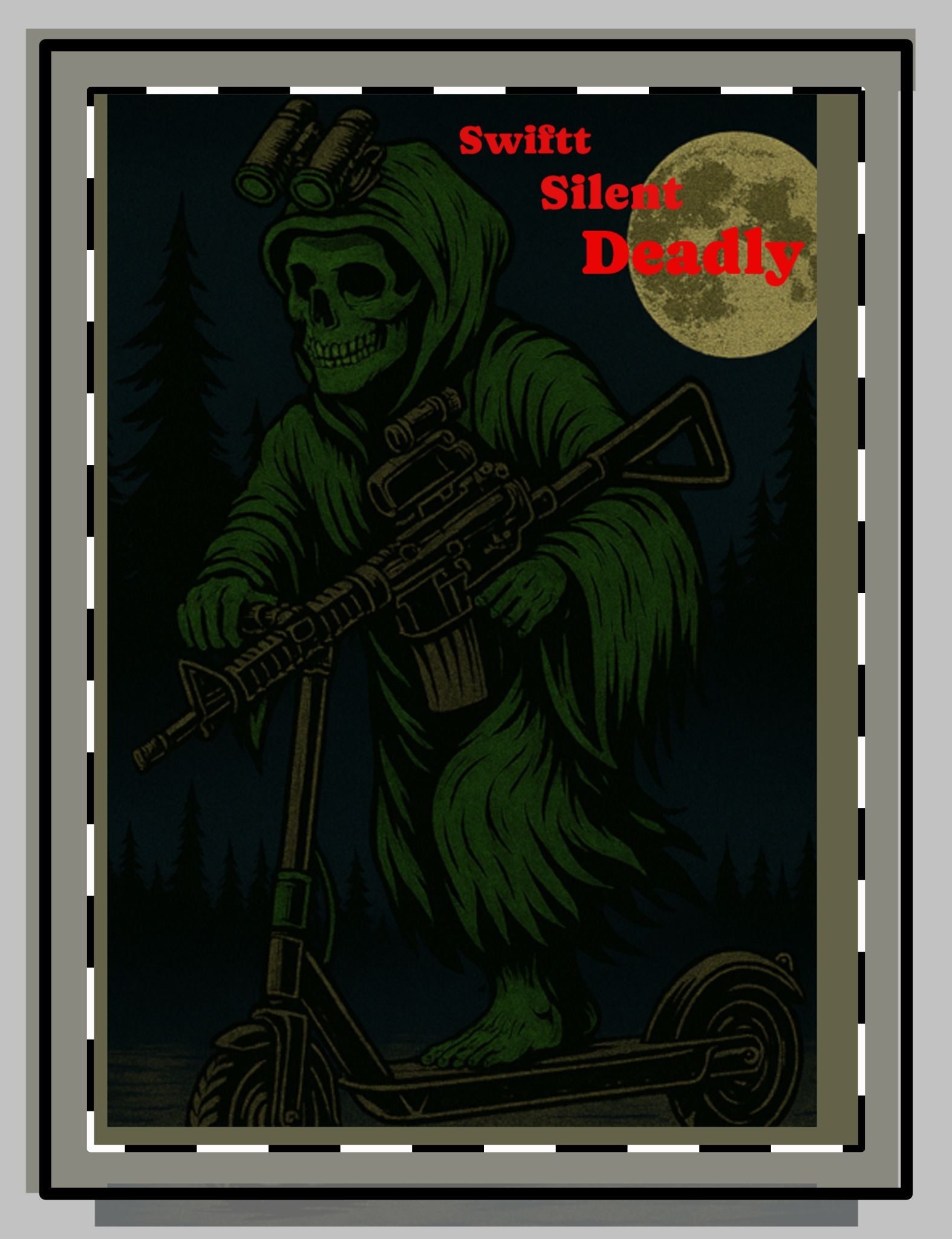 Swift Silent Deadly Custom Shape Magnet