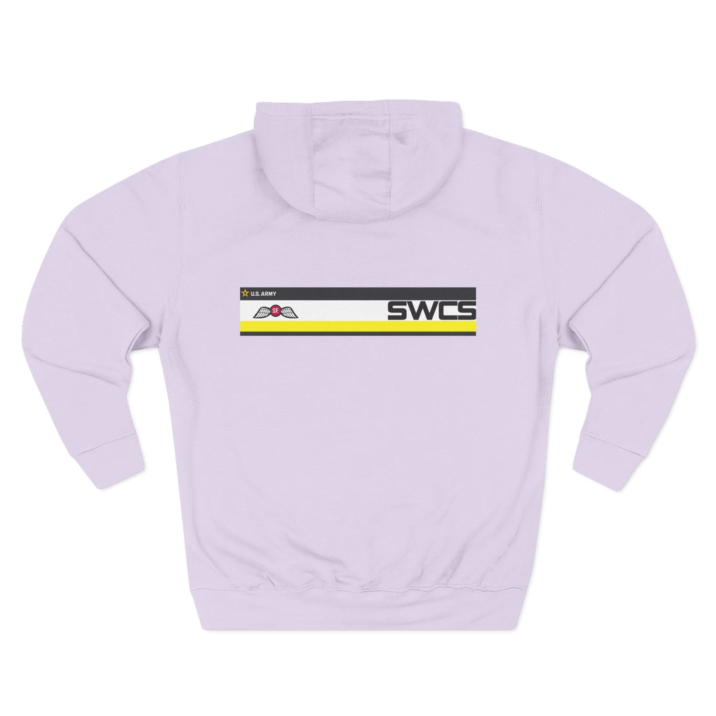 SWCS JEDBURG Modern Three-Panel Fleece Hoodie with SWCS Design