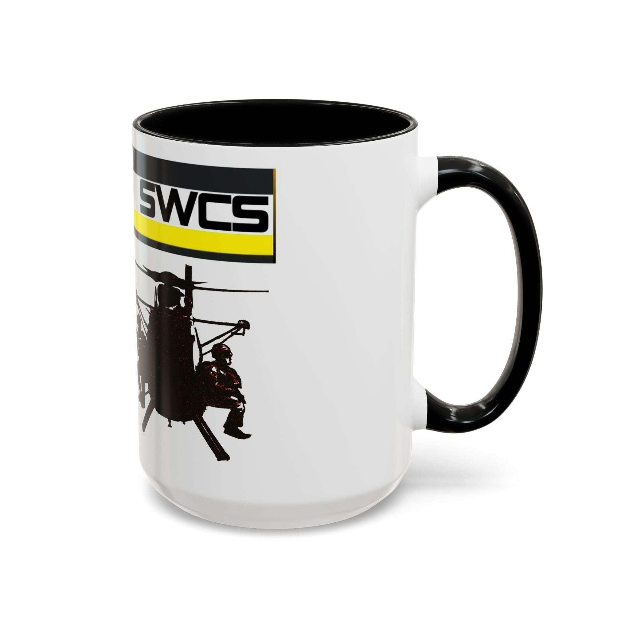 SWCS, SF De Oppresso Liber, Tactical Coffee Mug with Helicopter Design - 11 & 15 oz