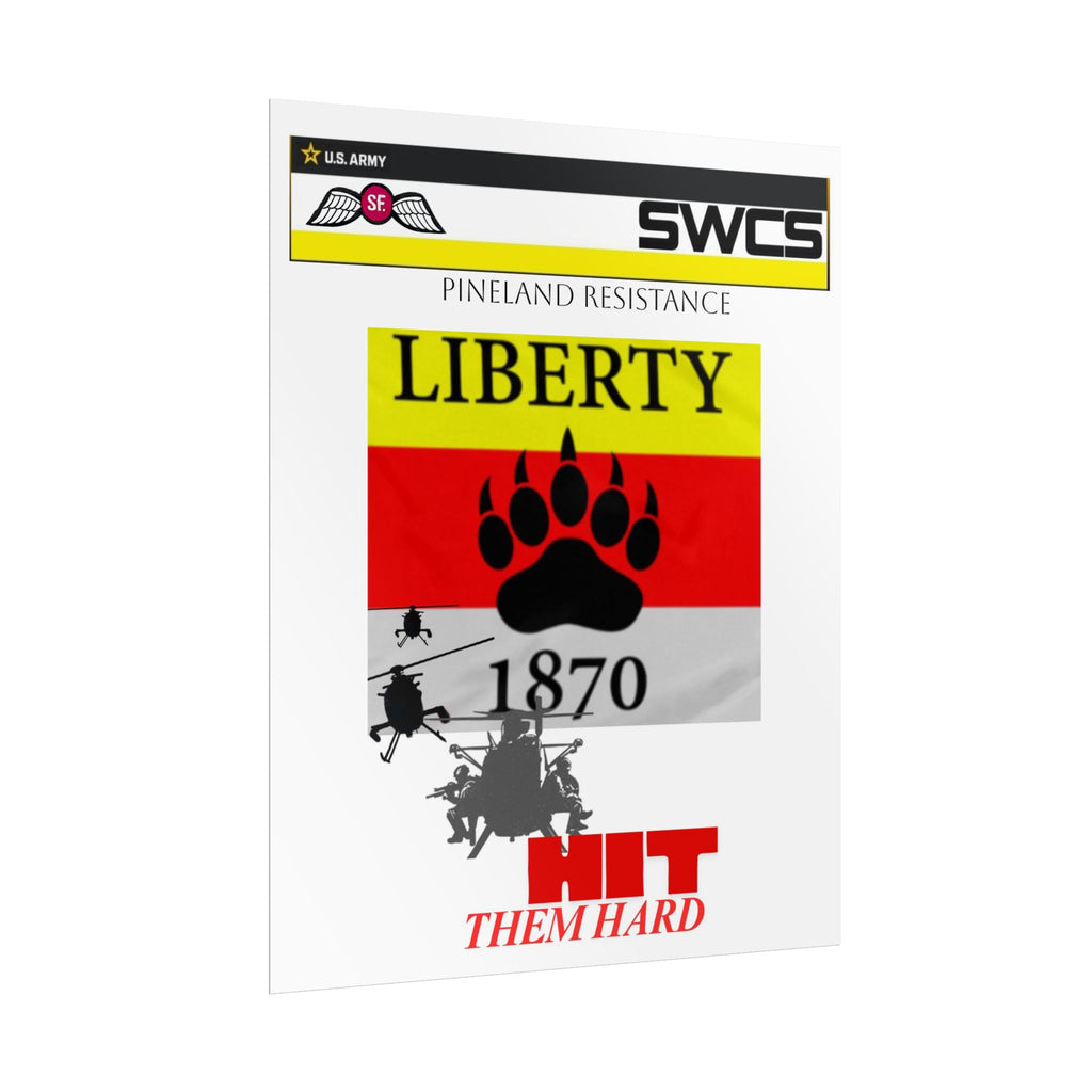 Military Helicopter Rolled Poster - Perfect for Home Decor and Gifts