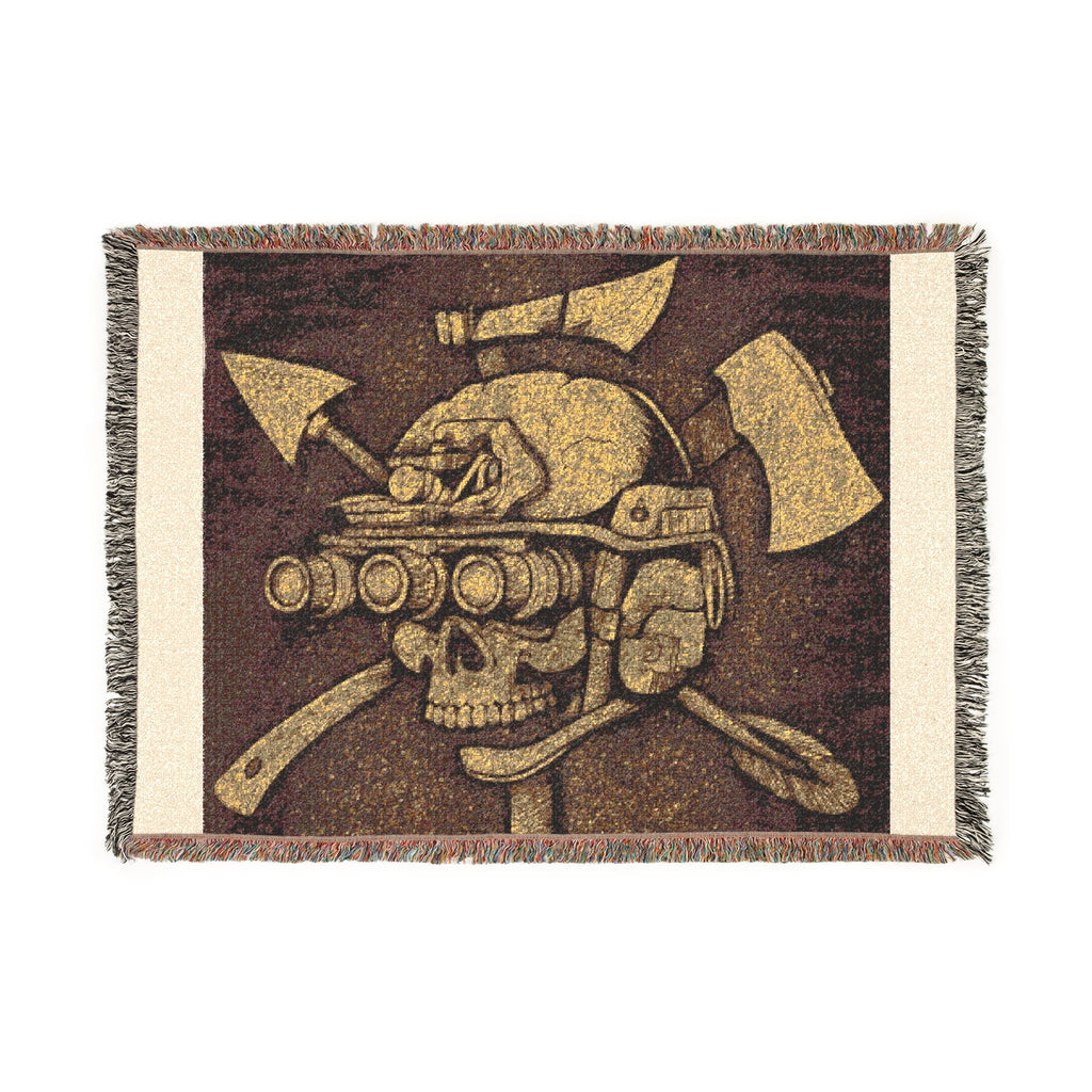 Woven Blanket - Crazy Skull Weapons Design