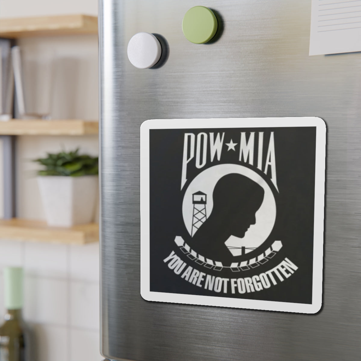 POW-MIA Die-Cut Magnets - You Are Not Forgotten