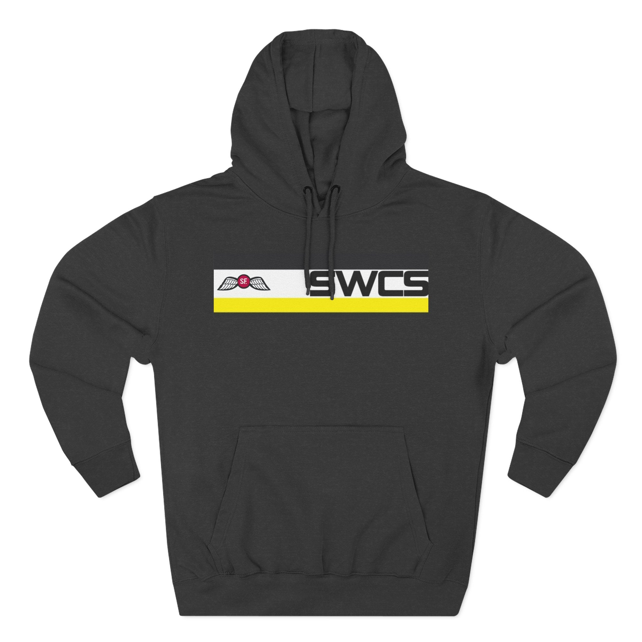 SWCS JEDBURG Modern Three-Panel Fleece Hoodie with SWCS Design