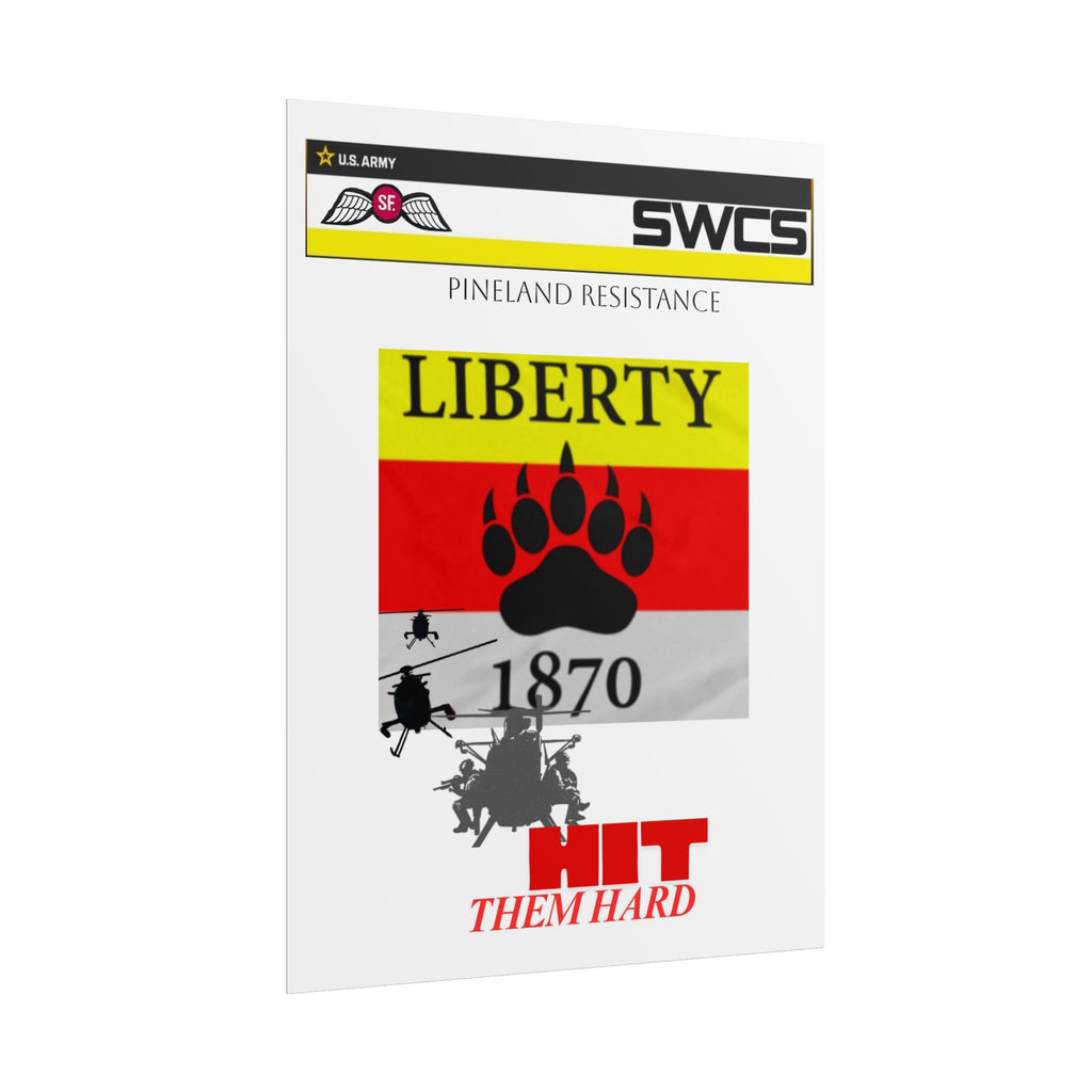 Military Helicopter Rolled Poster - Perfect for Home Decor and Gifts