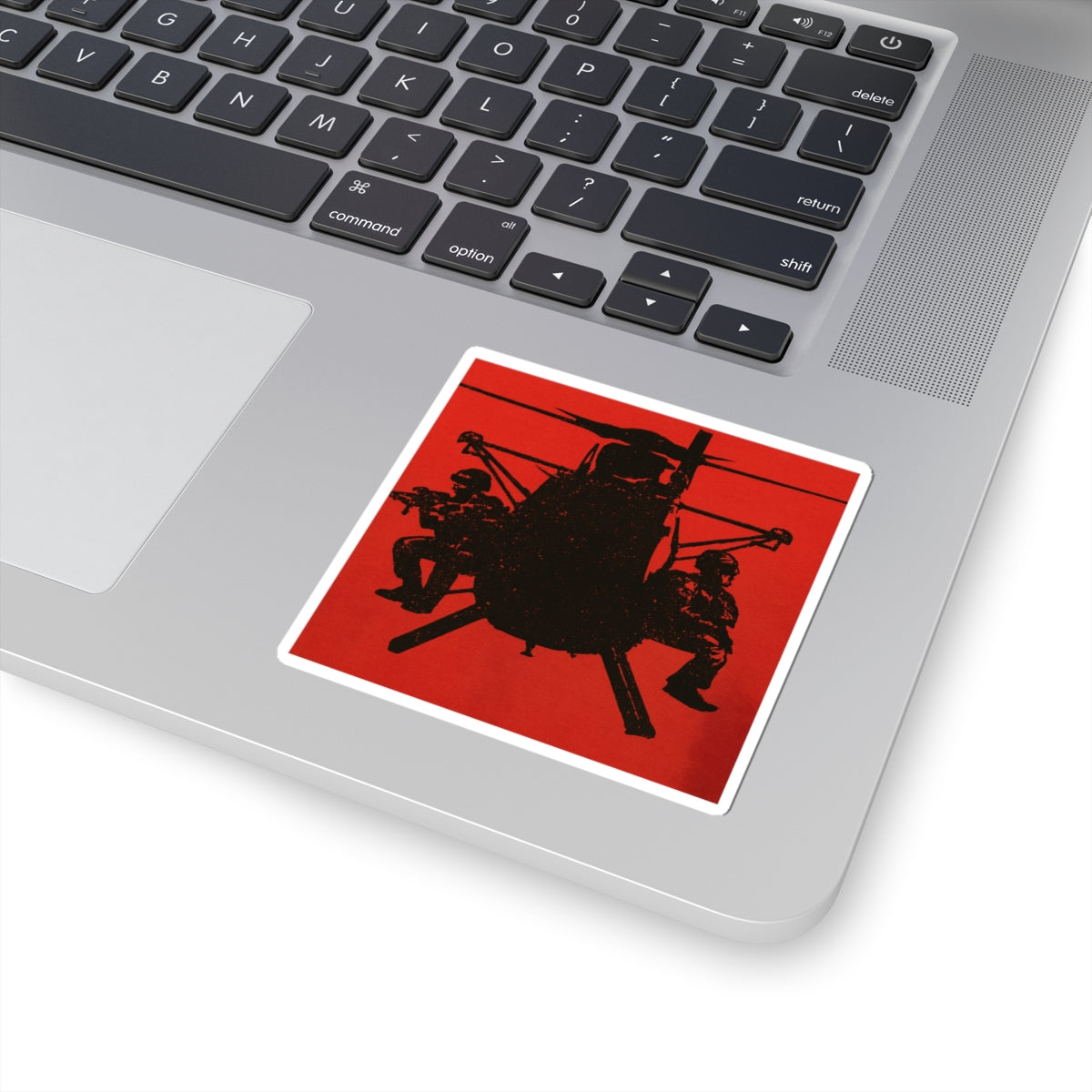 Military Helicopter Kiss-Cut Stickers | Bold Decor for Enthusiasts