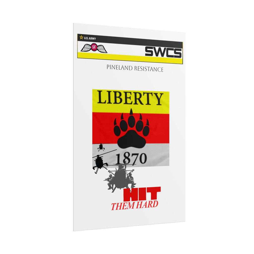 Military Helicopter Rolled Poster - Perfect for Home Decor and Gifts