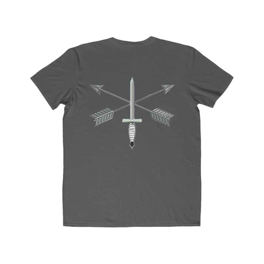 SF Crest with the Dagger and Crossed Arrows_ Men's Lightweight Fashion Tee