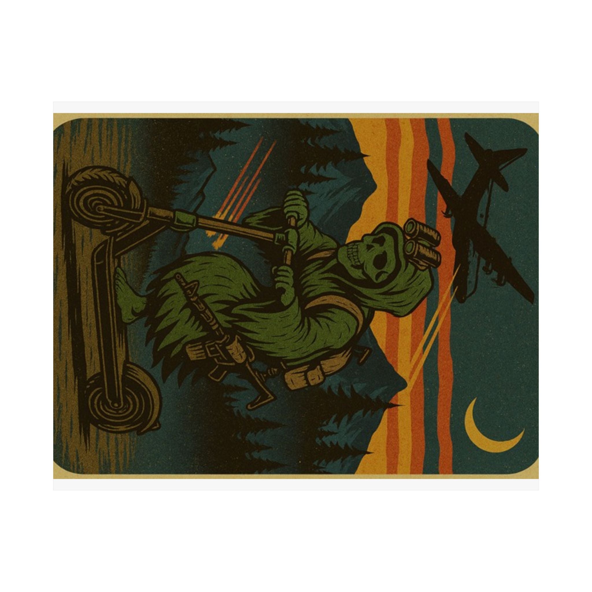 Reaper Swift Silent and Deadly_ Matte Horizontal Poster Decor