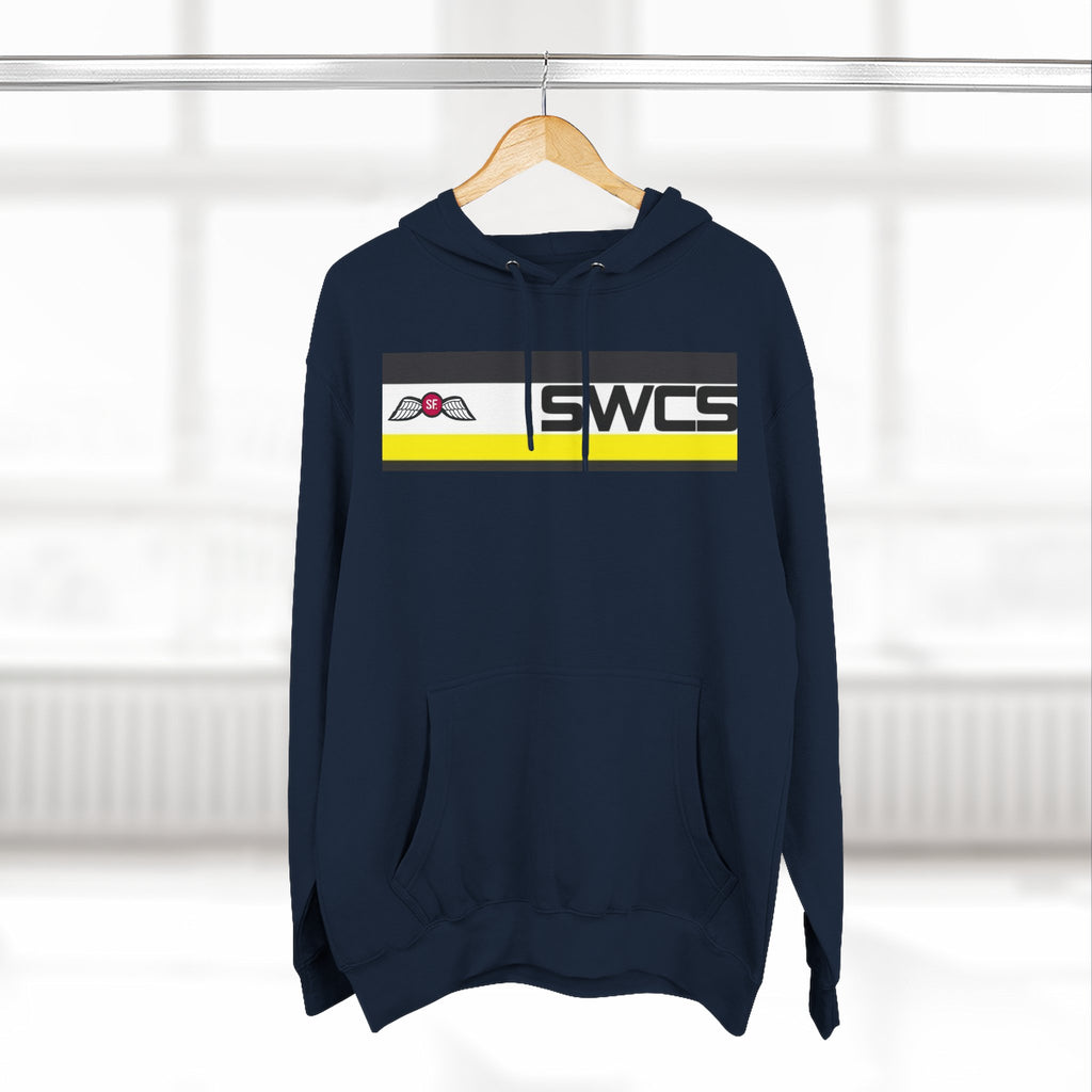 SWCS JEDBURG Modern Three-Panel Fleece Hoodie with SWCS Design