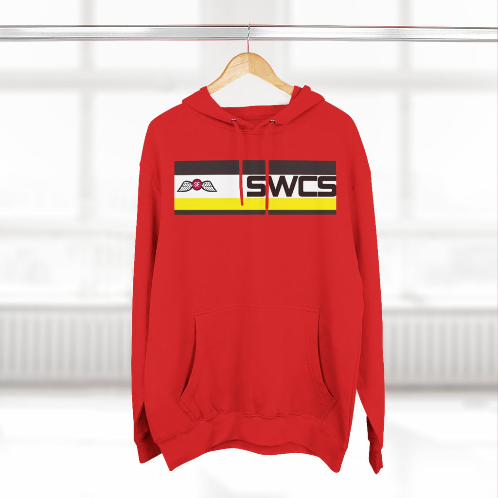 SWCS JEDBURG Modern Three-Panel Fleece Hoodie with SWCS Design