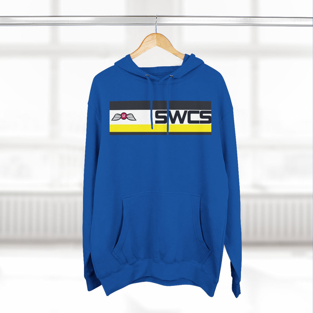 SWCS JEDBURG Modern Three-Panel Fleece Hoodie with SWCS Design