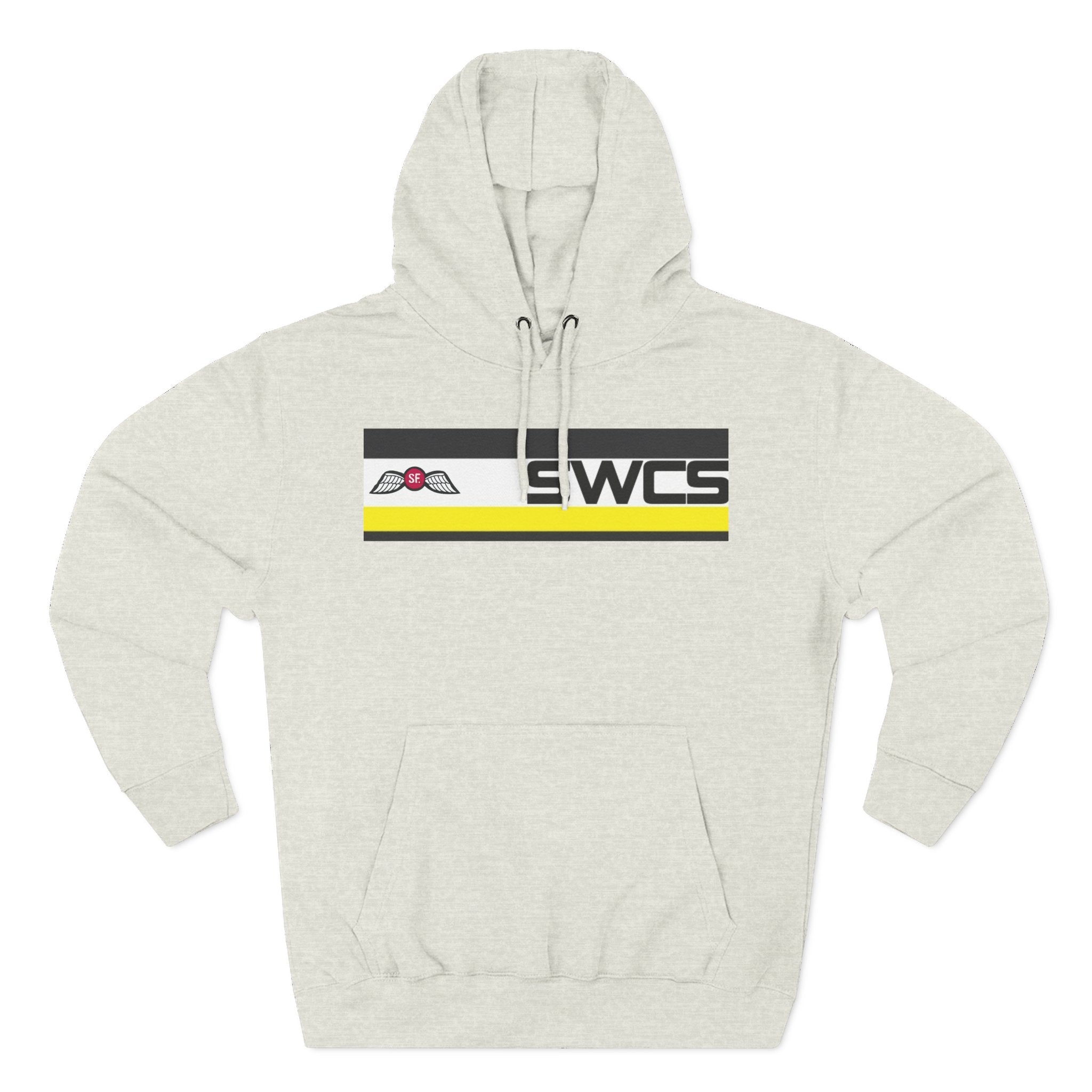SWCS JEDBURG Modern Three-Panel Fleece Hoodie with SWCS Design