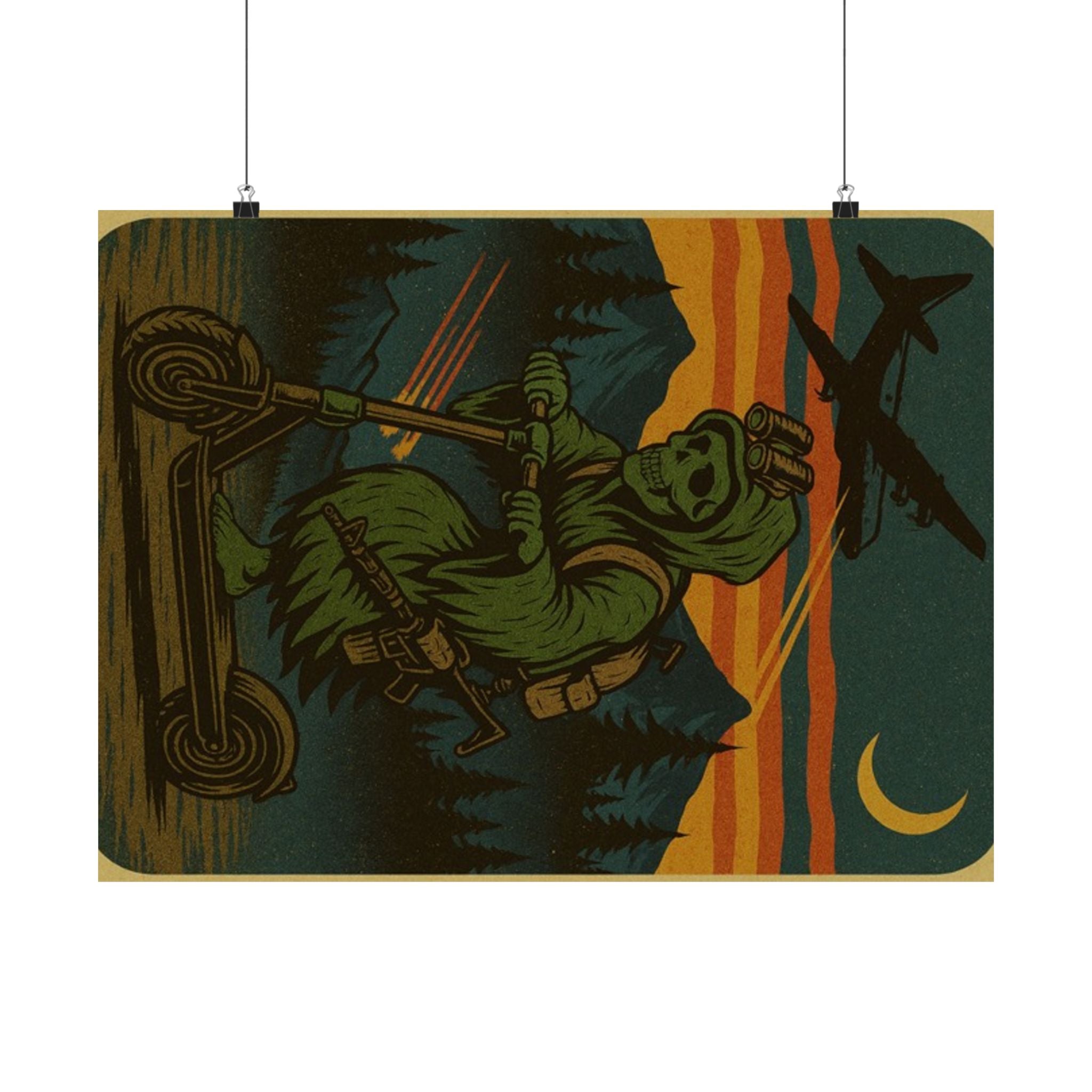 Reaper Swift Silent and Deadly_ Matte Horizontal Poster Decor