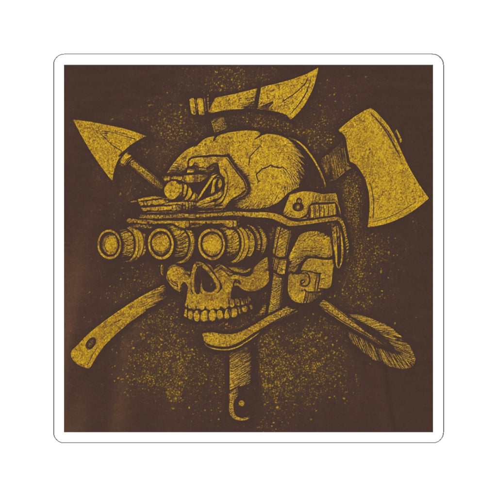 Skull Tactical Kiss-Cut Stickers for Adventure Lovers