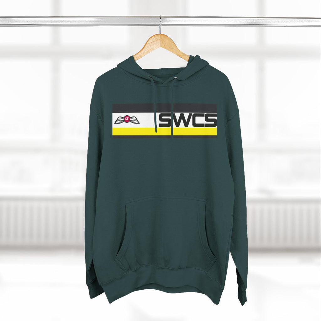 SWCS JEDBURG Modern Three-Panel Fleece Hoodie with SWCS Design