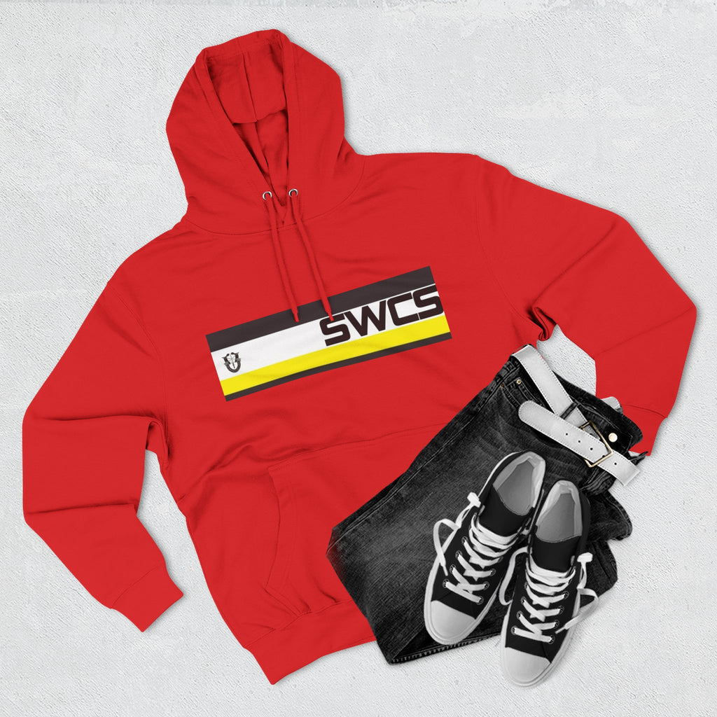 SWCS SF Three-Panel Fleece Hoodie - Stylish & Comfortable