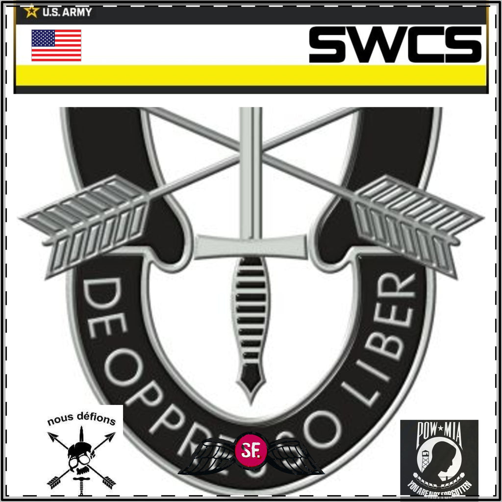 SWCS Banner Classic SF Satin Poster - De Oppresso Liber Decoration