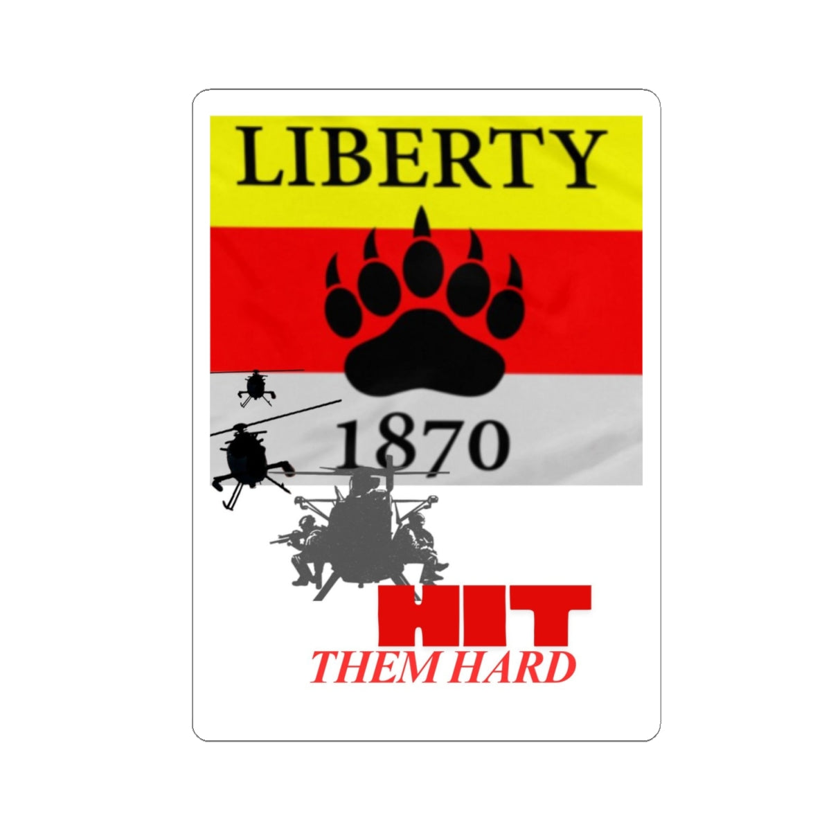 PINELAND Resistance Movement Propaganda Kiss-Cut Stickers