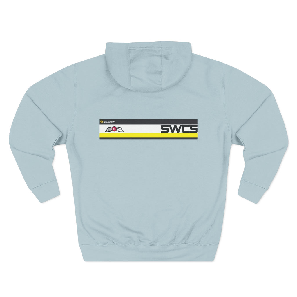 SWCS JEDBURG Modern Three-Panel Fleece Hoodie with SWCS Design