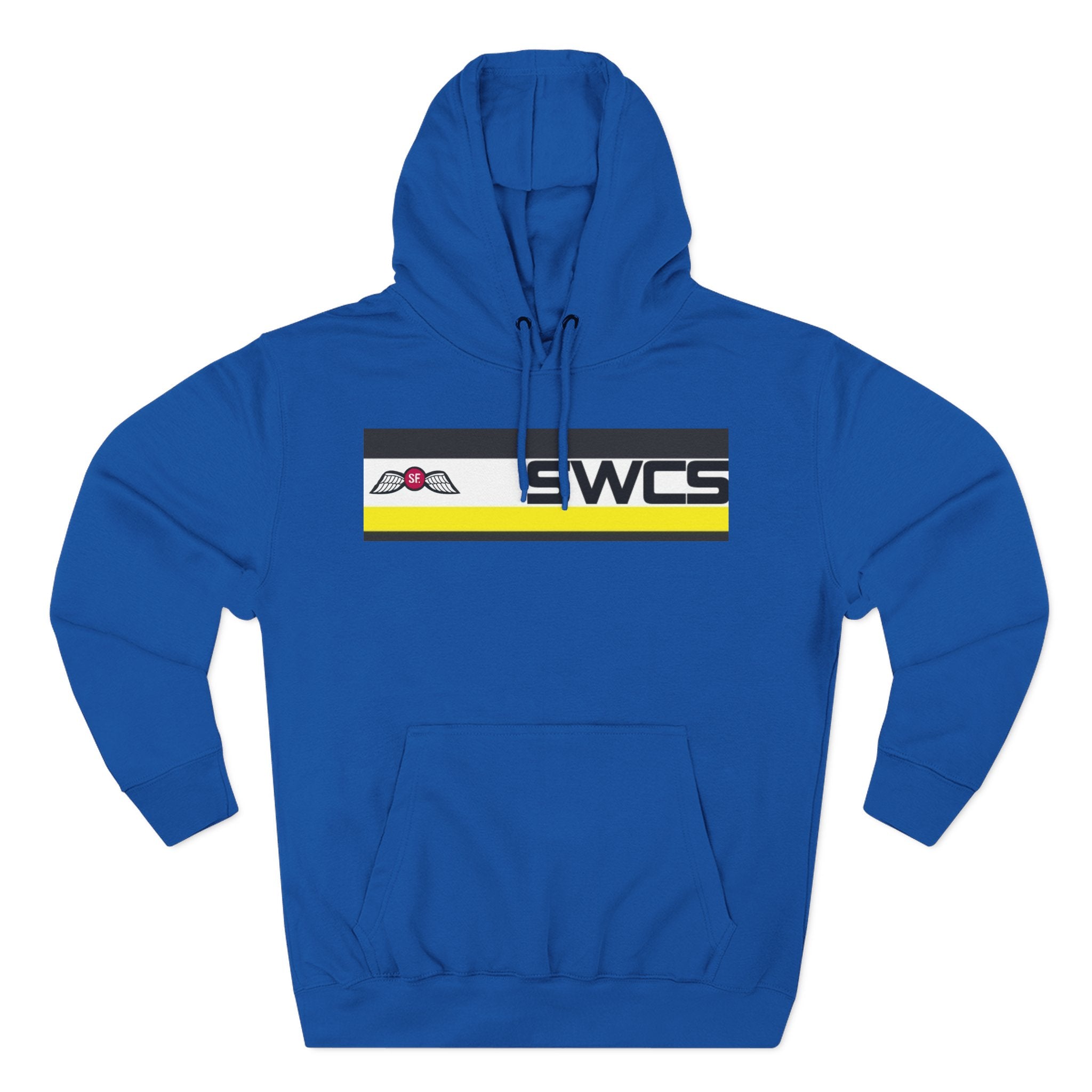 SWCS JEDBURG Modern Three-Panel Fleece Hoodie with SWCS Design