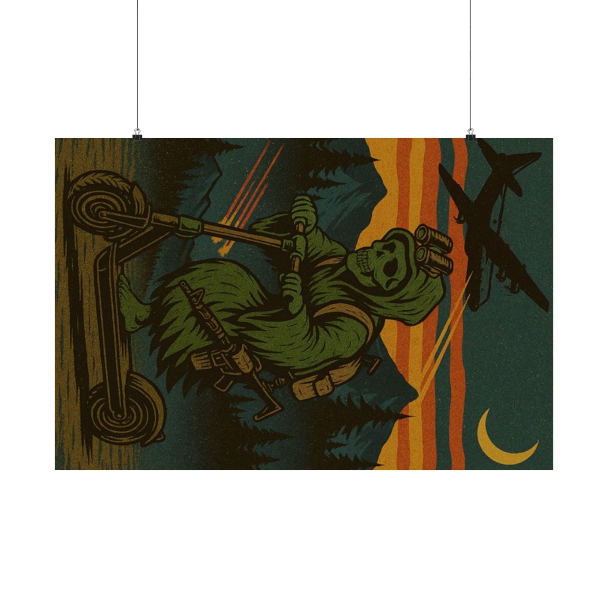 Reaper Swift Silent and Deadly_ Matte Horizontal Poster Decor