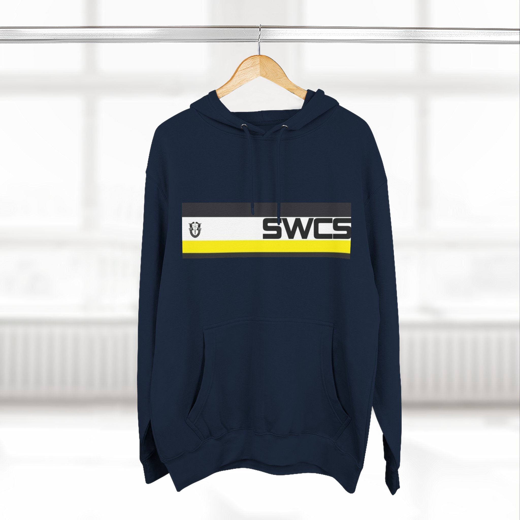 SWCS SF Three-Panel Fleece Hoodie - Stylish & Comfortable