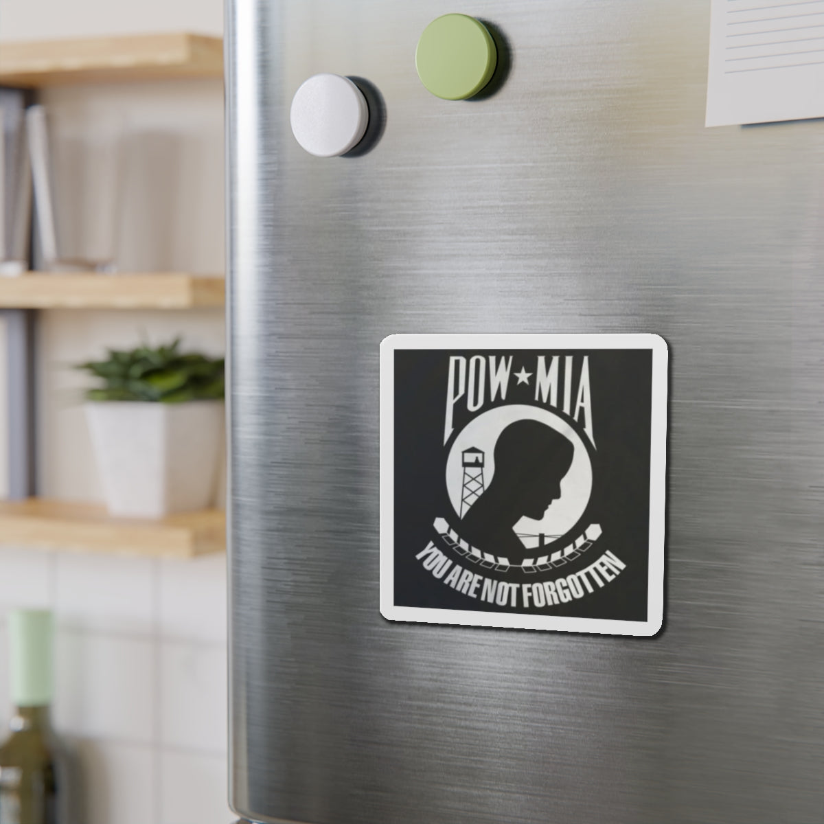 POW-MIA Die-Cut Magnets - You Are Not Forgotten
