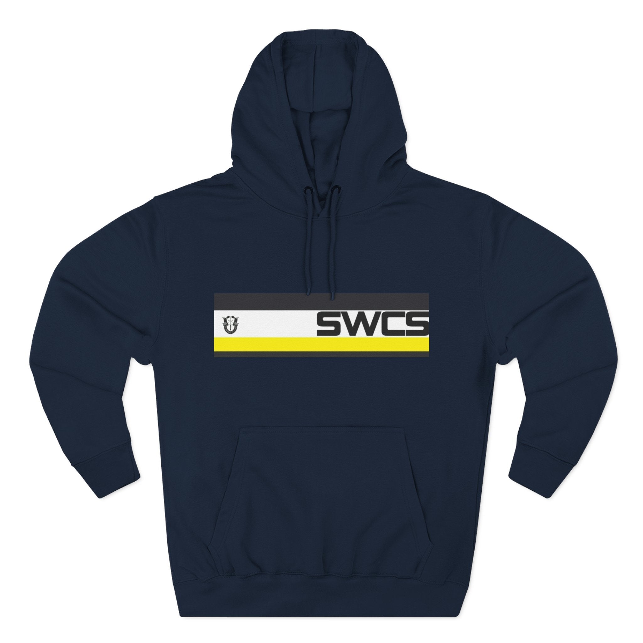 SWCS SF Three-Panel Fleece Hoodie - Stylish & Comfortable