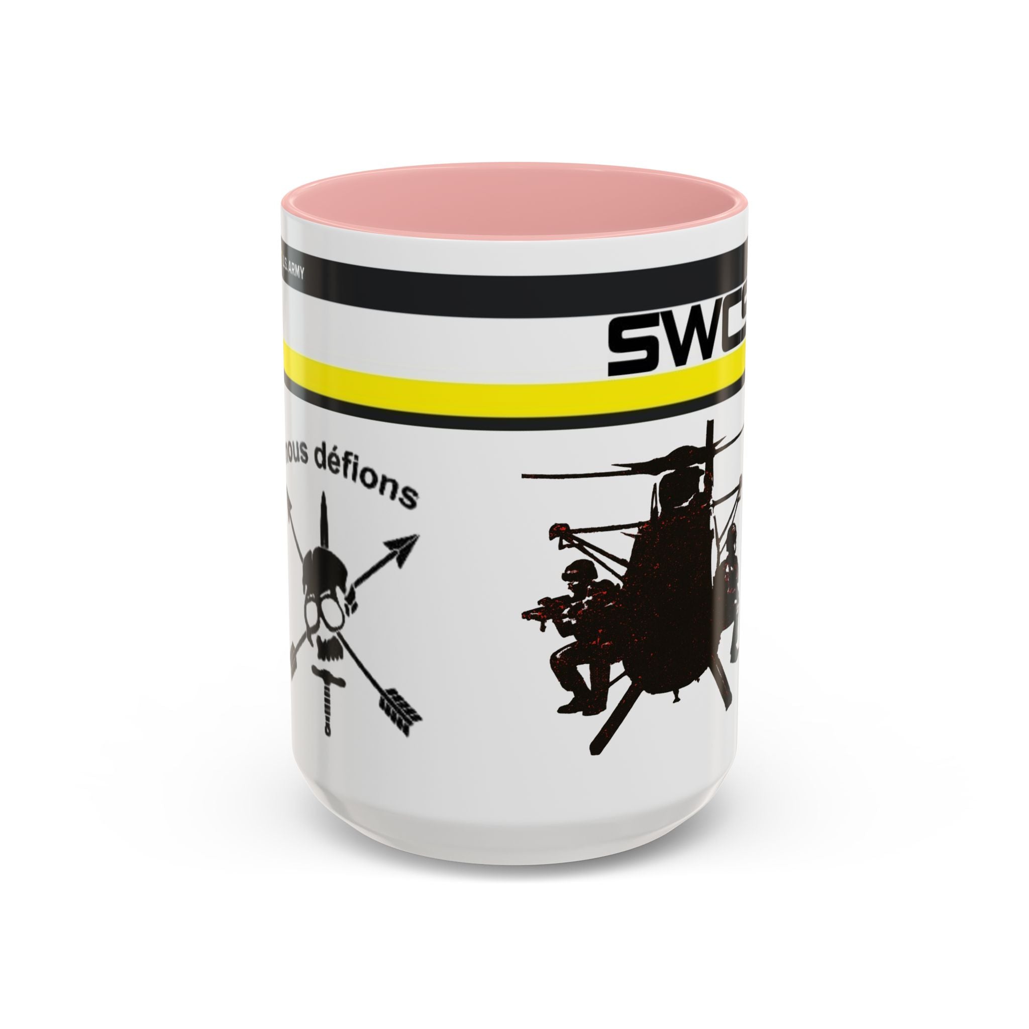 SWCS, SF De Oppresso Liber, Tactical Coffee Mug with Helicopter Design - 11 & 15 oz