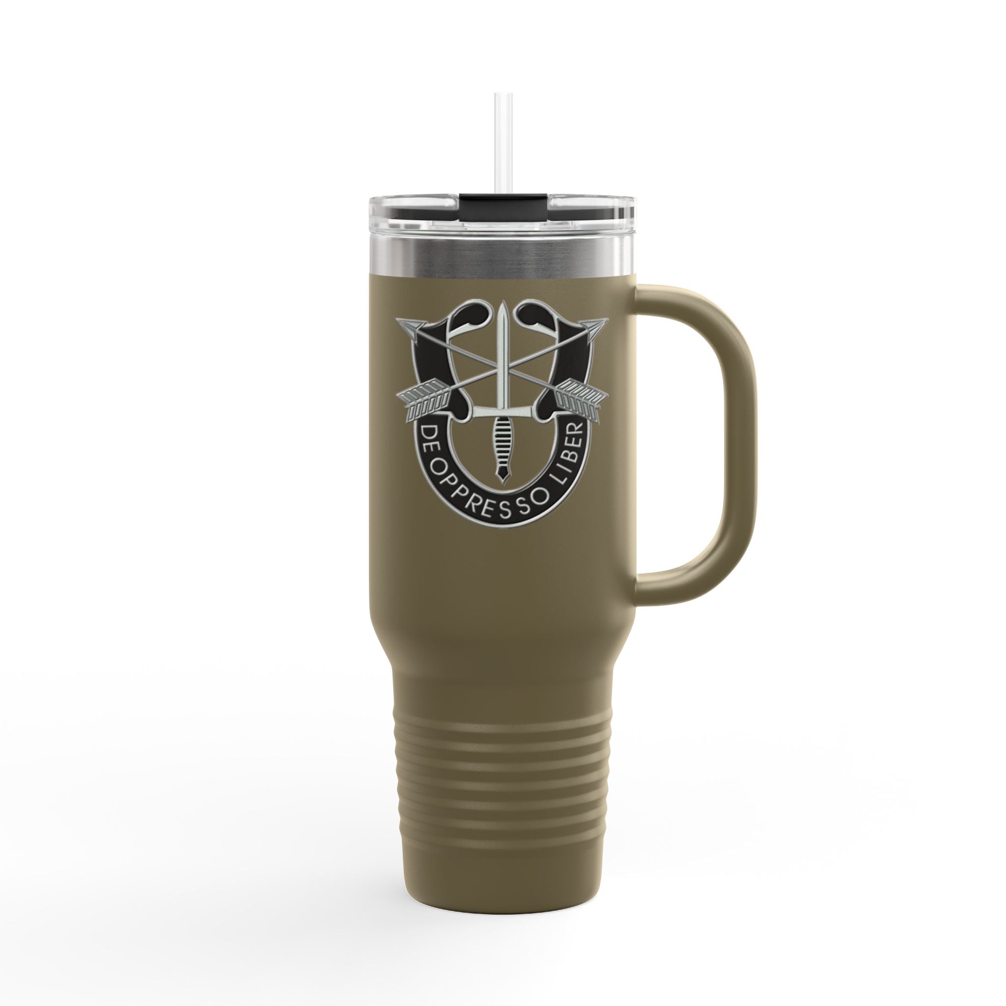 De Oppresso Liber, CIF, Insulated Travel Mug, 40oz