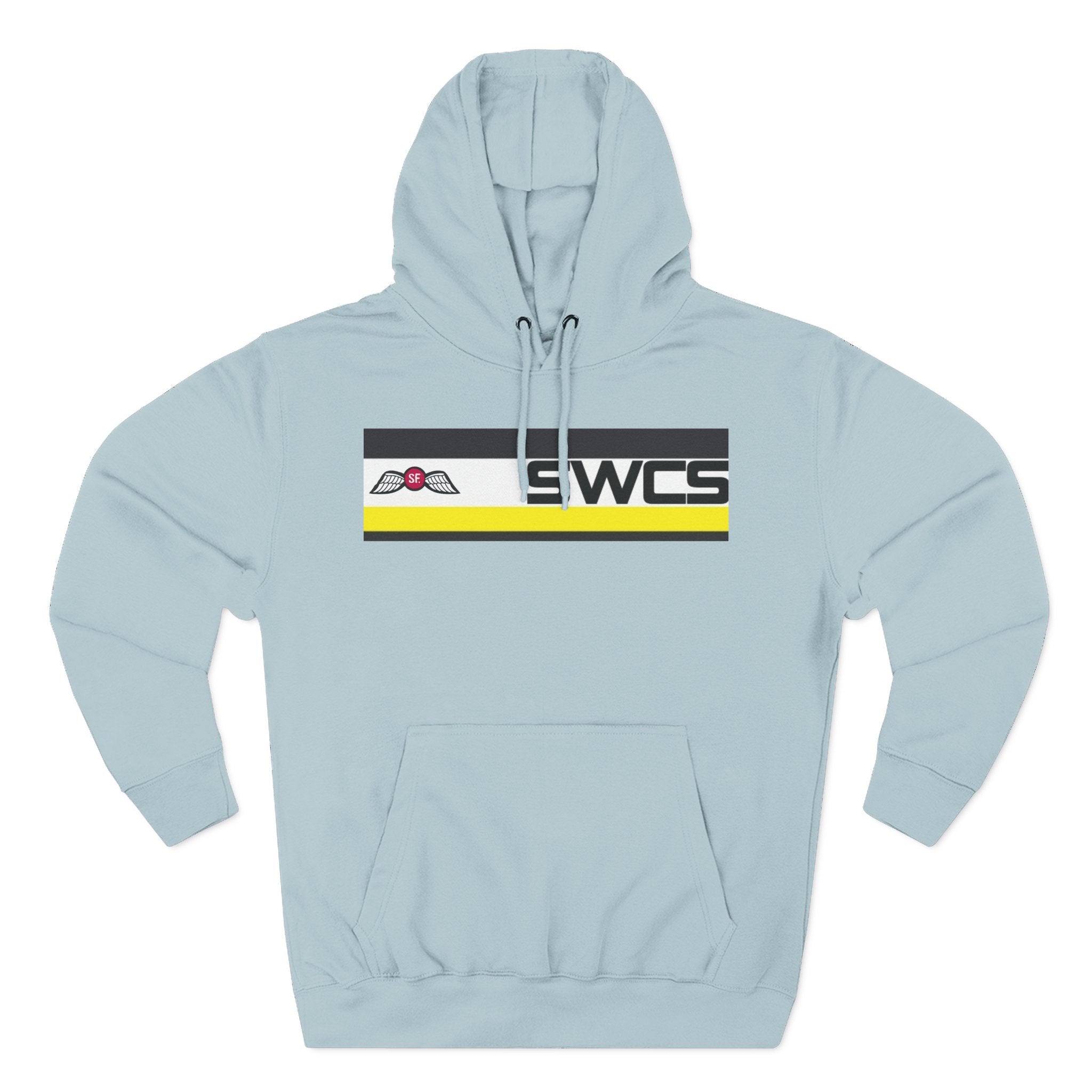 SWCS JEDBURG Modern Three-Panel Fleece Hoodie with SWCS Design