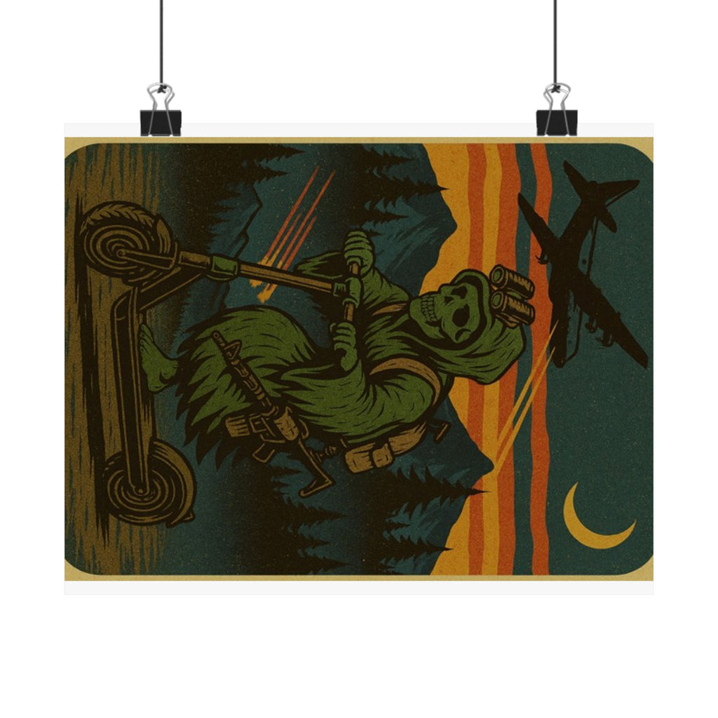 Reaper Swift Silent and Deadly_ Matte Horizontal Poster Decor