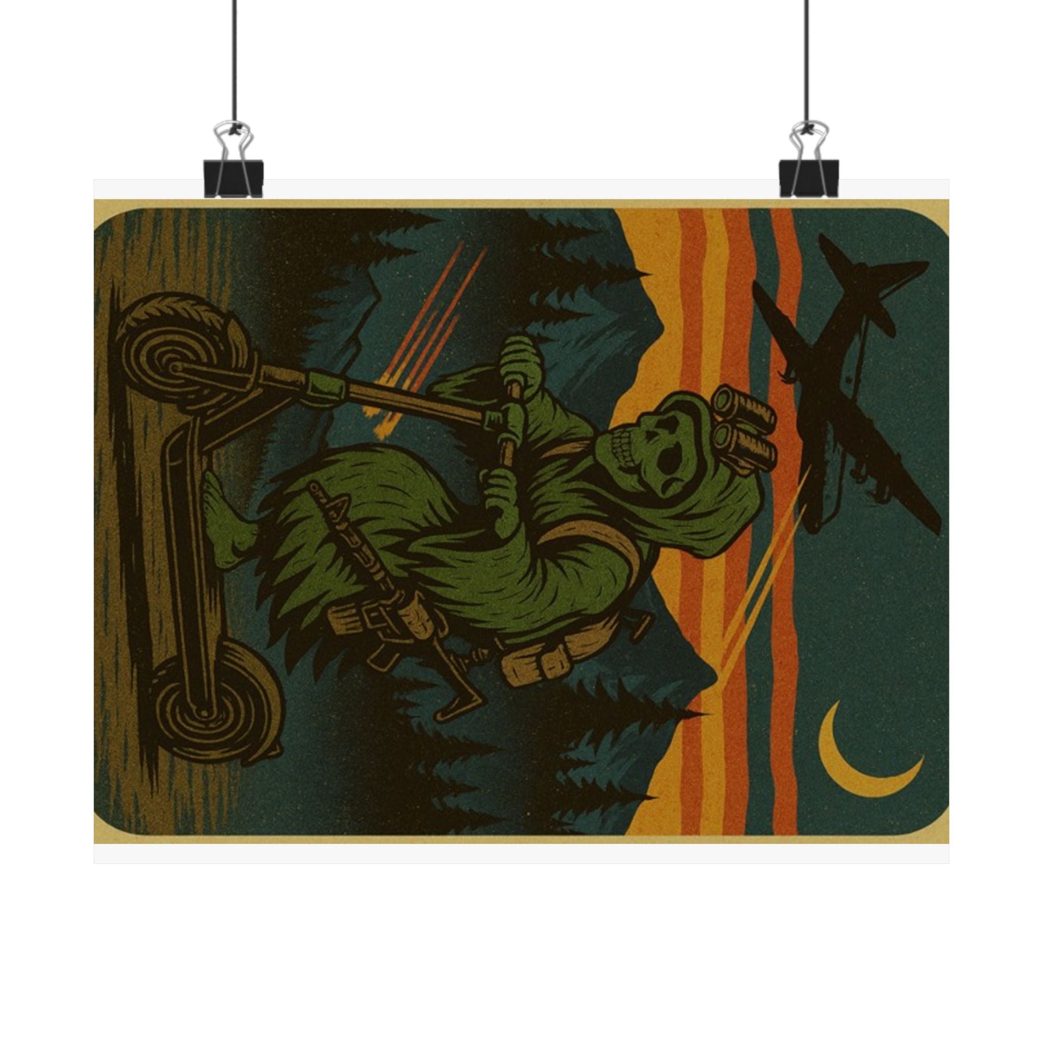 Reaper Swift Silent and Deadly_ Matte Horizontal Poster Decor