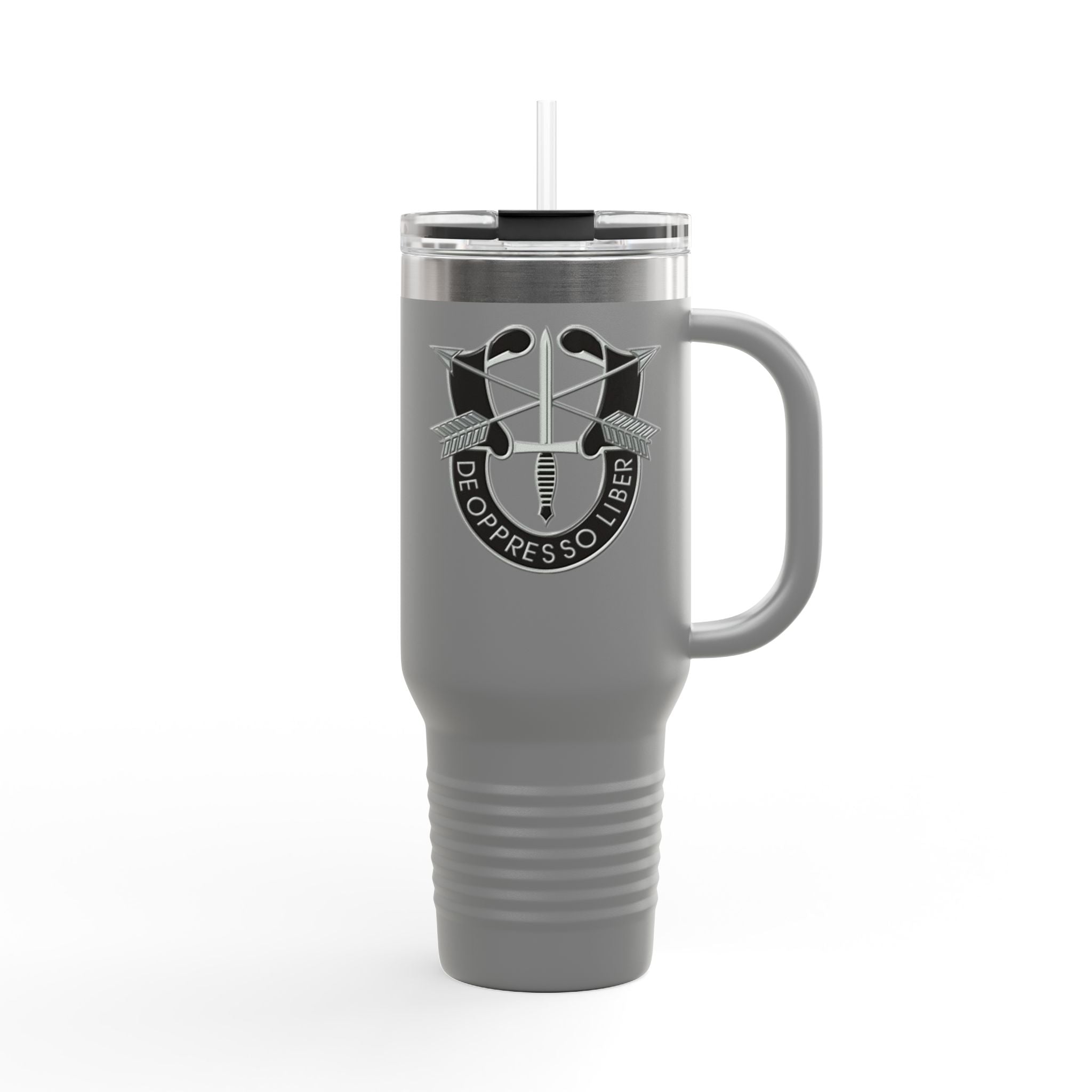 De Oppresso Liber, CIF, Insulated Travel Mug, 40oz
