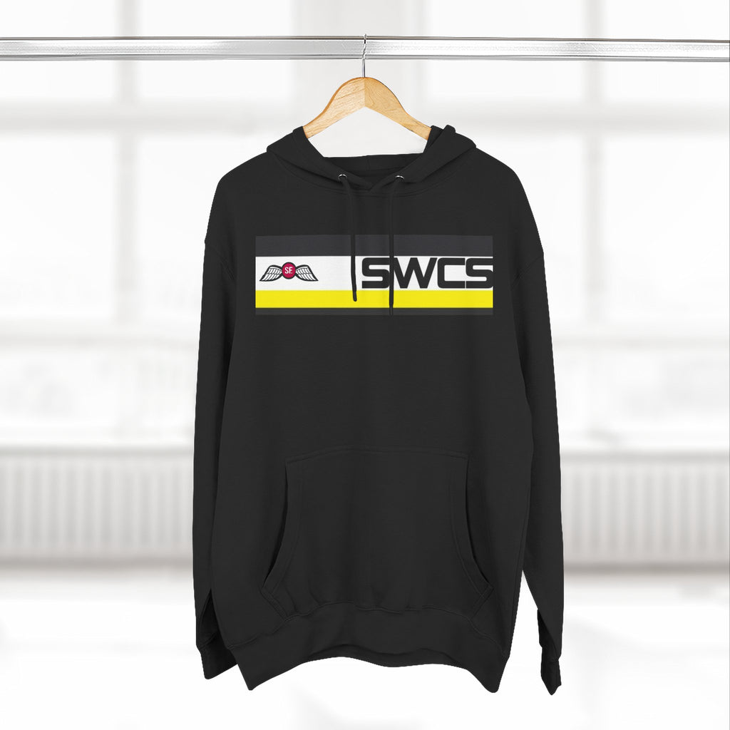 SWCS JEDBURG Modern Three-Panel Fleece Hoodie with SWCS Design