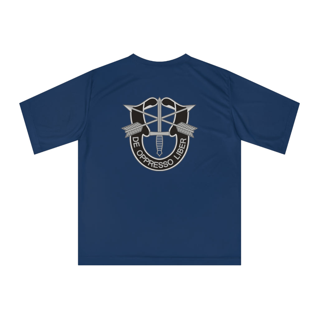 Title CIF is back. Nous Defions symbol on the front SF creat on the back. Performance T-Shirt for Active Lifestyle, Unisex Sports Tee, Gym Workout Shirt, Casual Everyday Wear